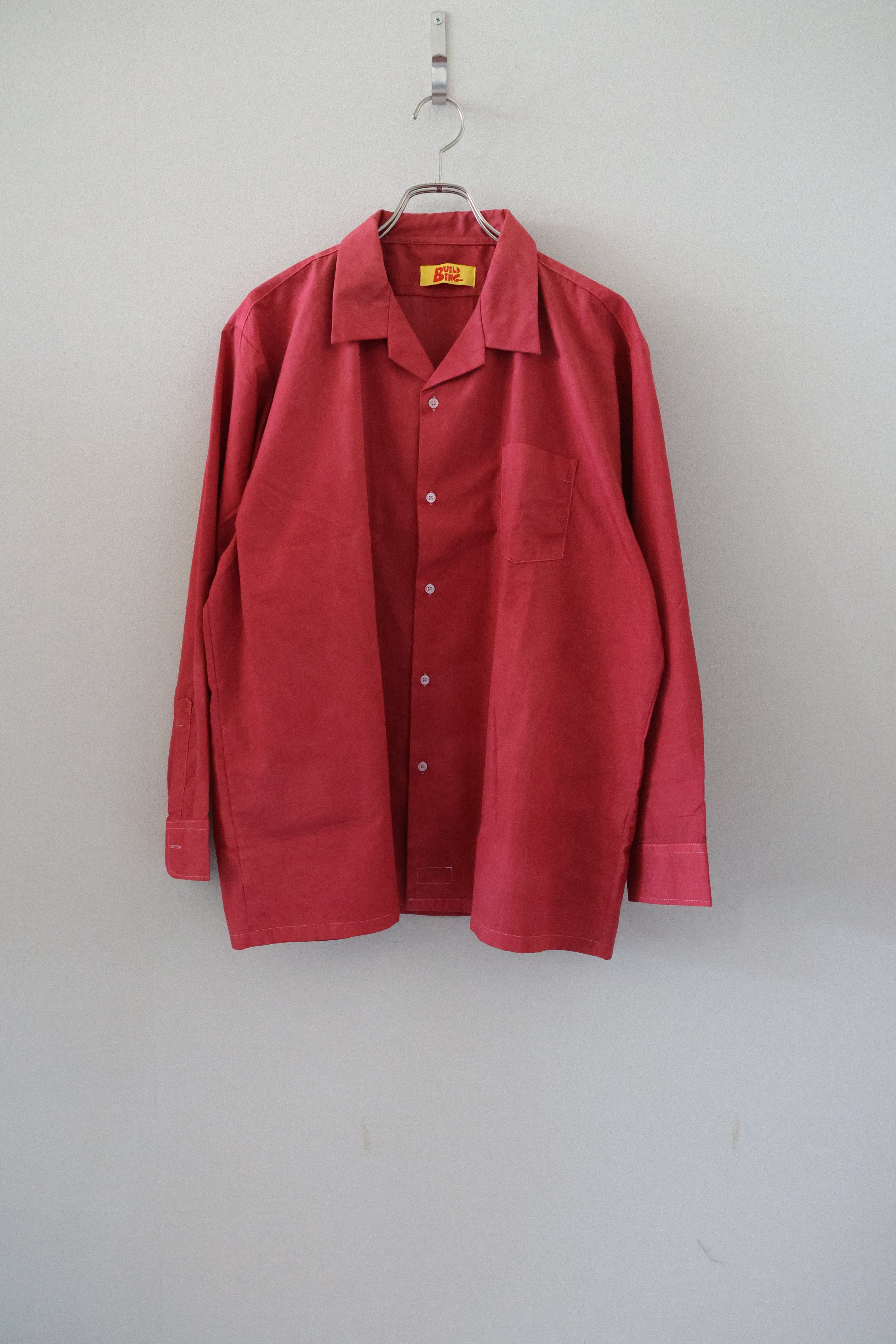 [BUILDING] SCHOOL UNIFORM SHIRTS LS [CARNELIAN]