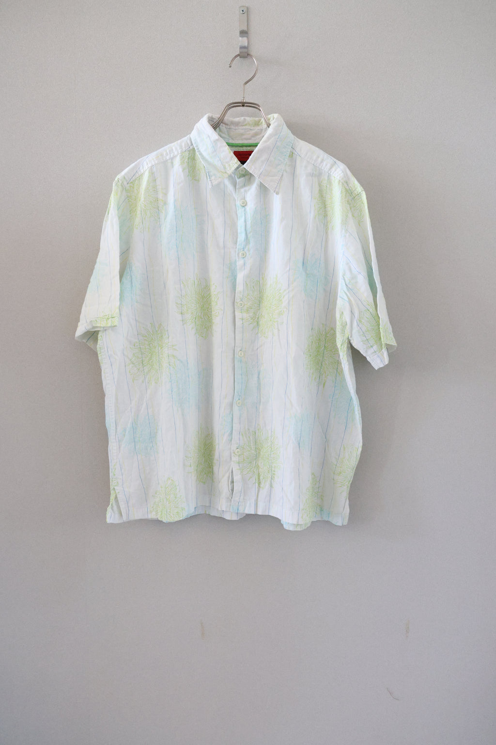 [Claiborne] Flower Patterned Shirts S/S [USED]