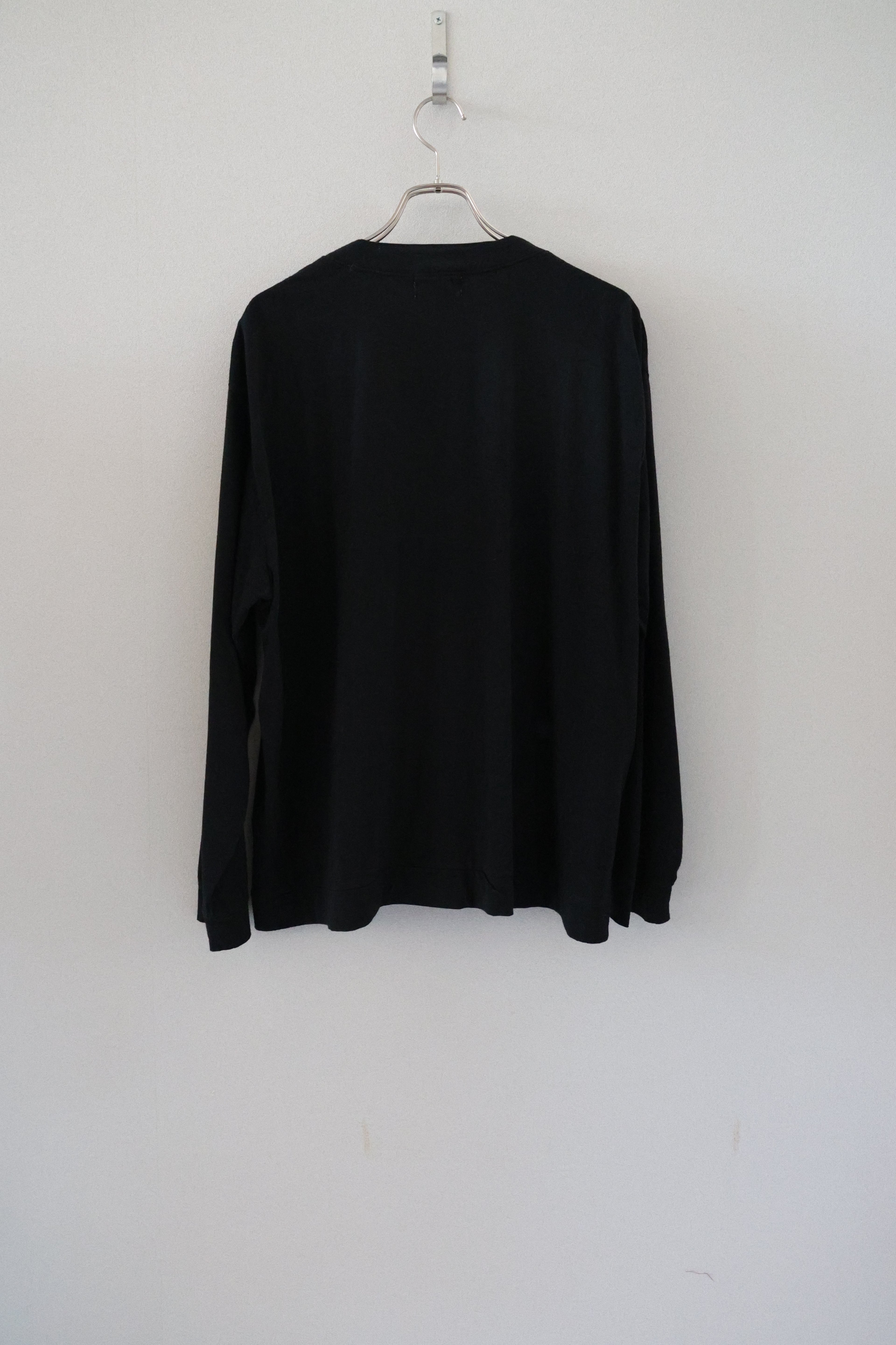 [River] COTTON×CASHMERE CARDIGAN　BLACK