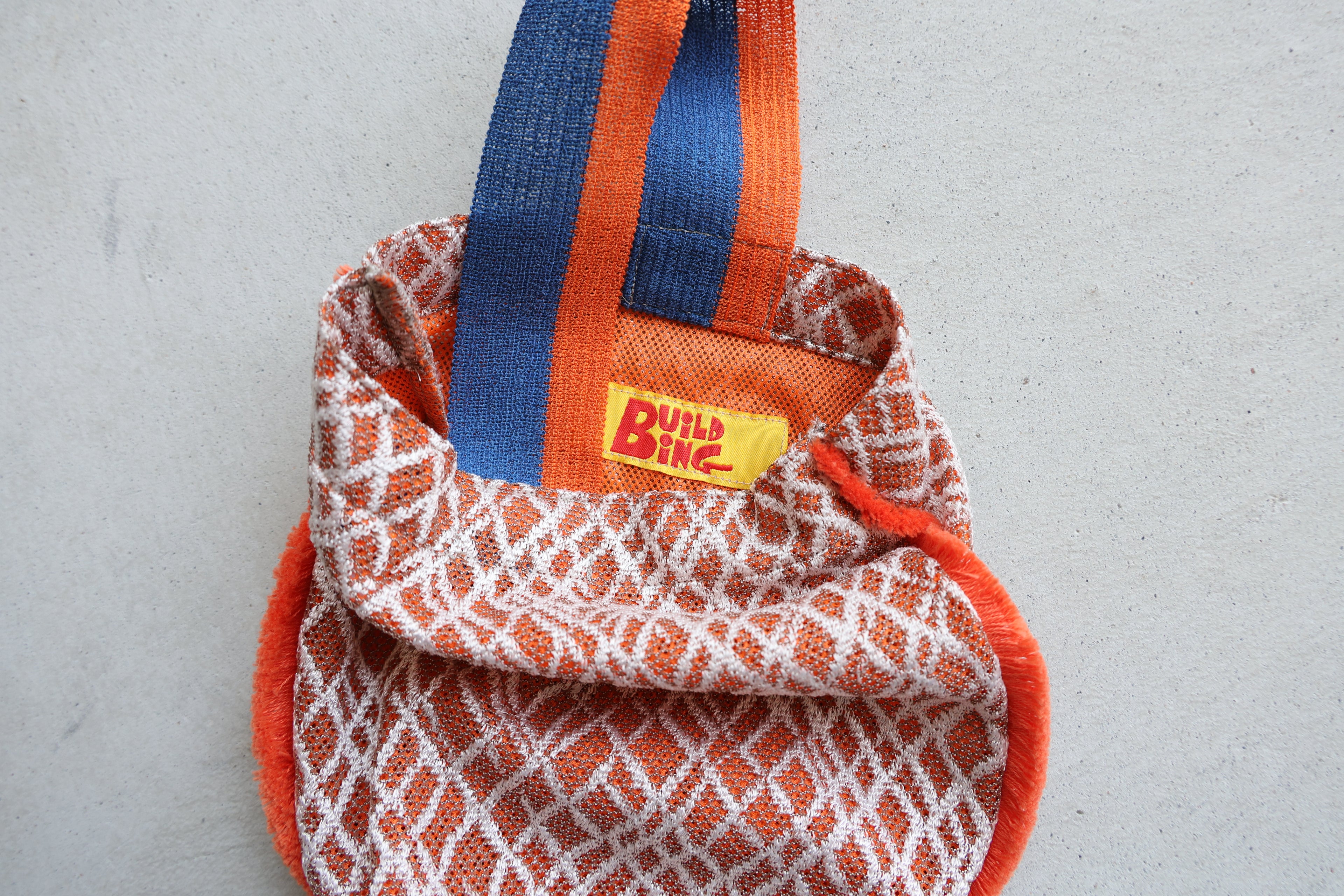 [BUILDING] FRINGE BUCKETBAG RUSSELL LACE -ORANGE-