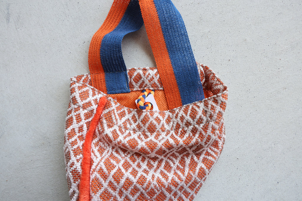 [BUILDING] FRINGE BUCKETBAG RUSSELL LACE -ORANGE-