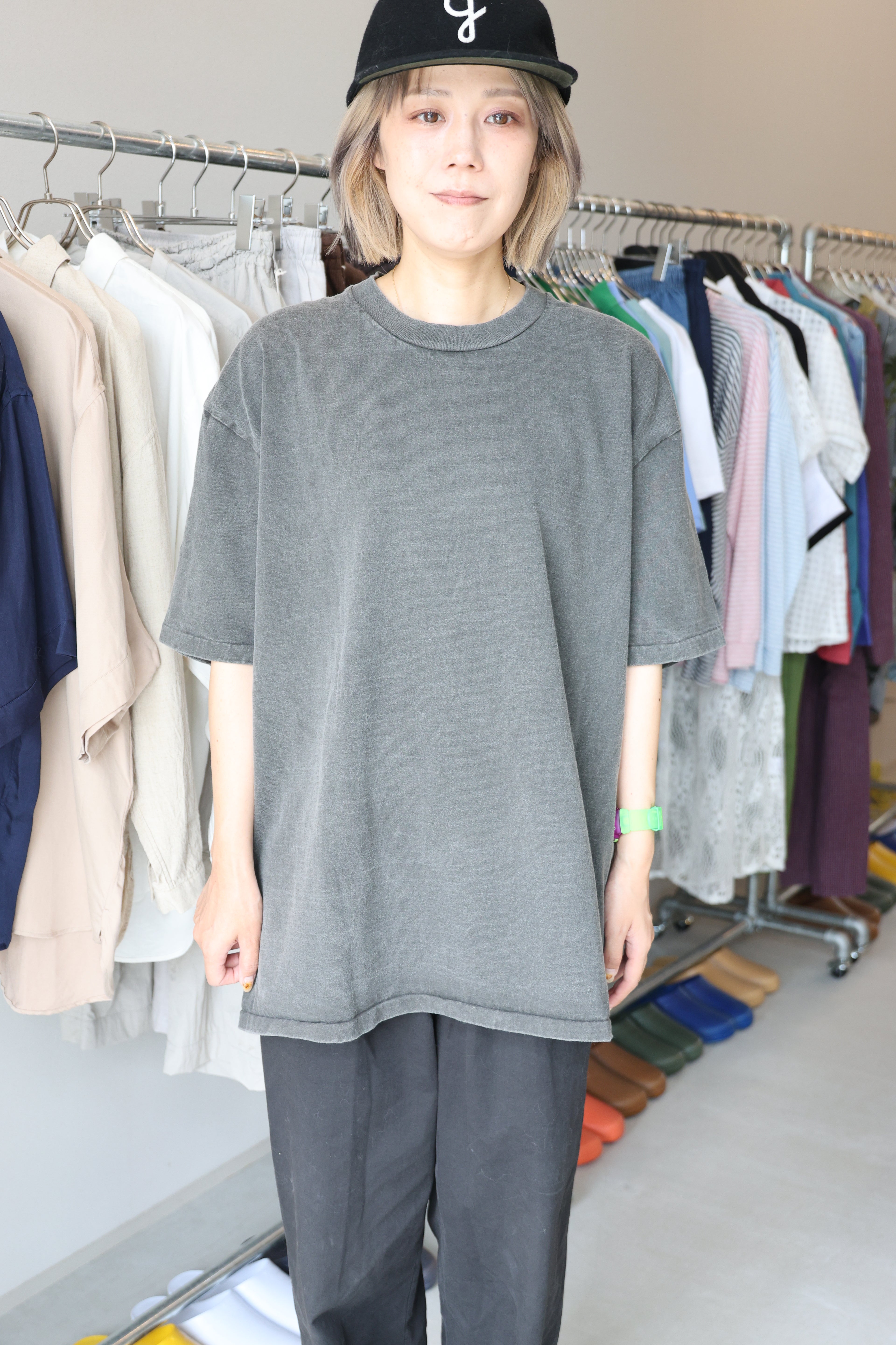 [VOIRY] VTS THANKS GOD TEE -BLACK-