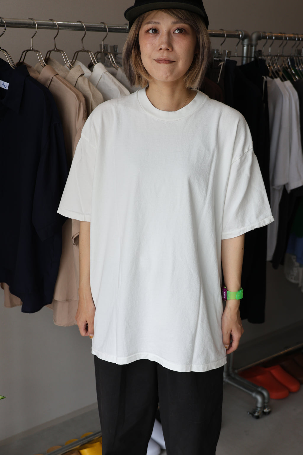 [VOIRY] VTS THANKS GOD TEE -WHITE-