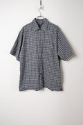 [VAN HEUSEN] Cotton Rayon Check Shirts S/S [USED]