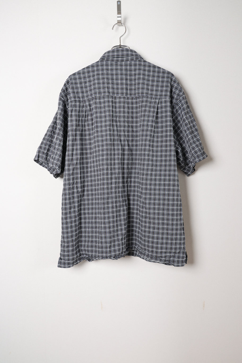 [VAN HEUSEN] Cotton Rayon Check Shirts S/S [USED]