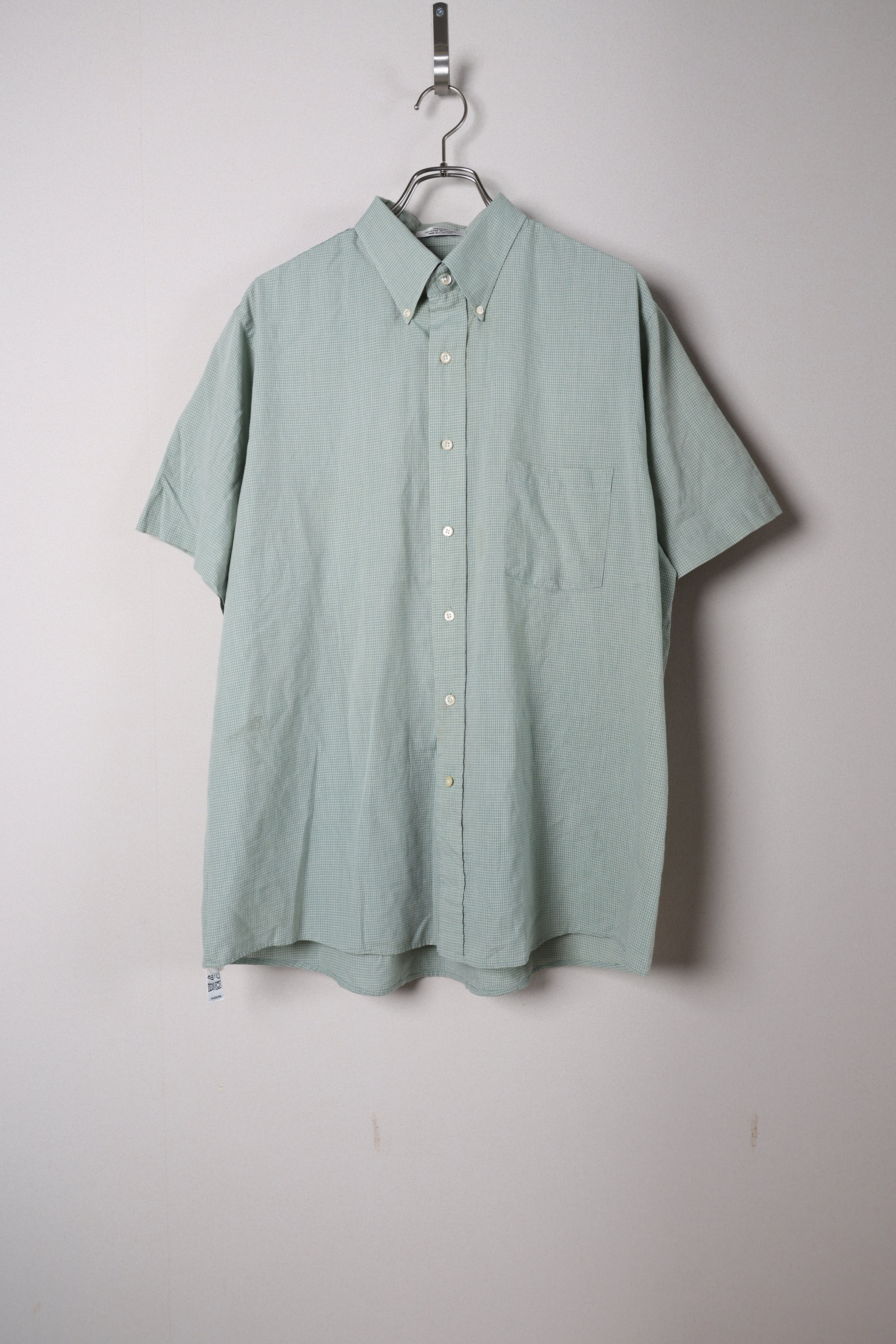 [VAN HEUSEN] Cotton Polyester Check Shirts S/S [USED]