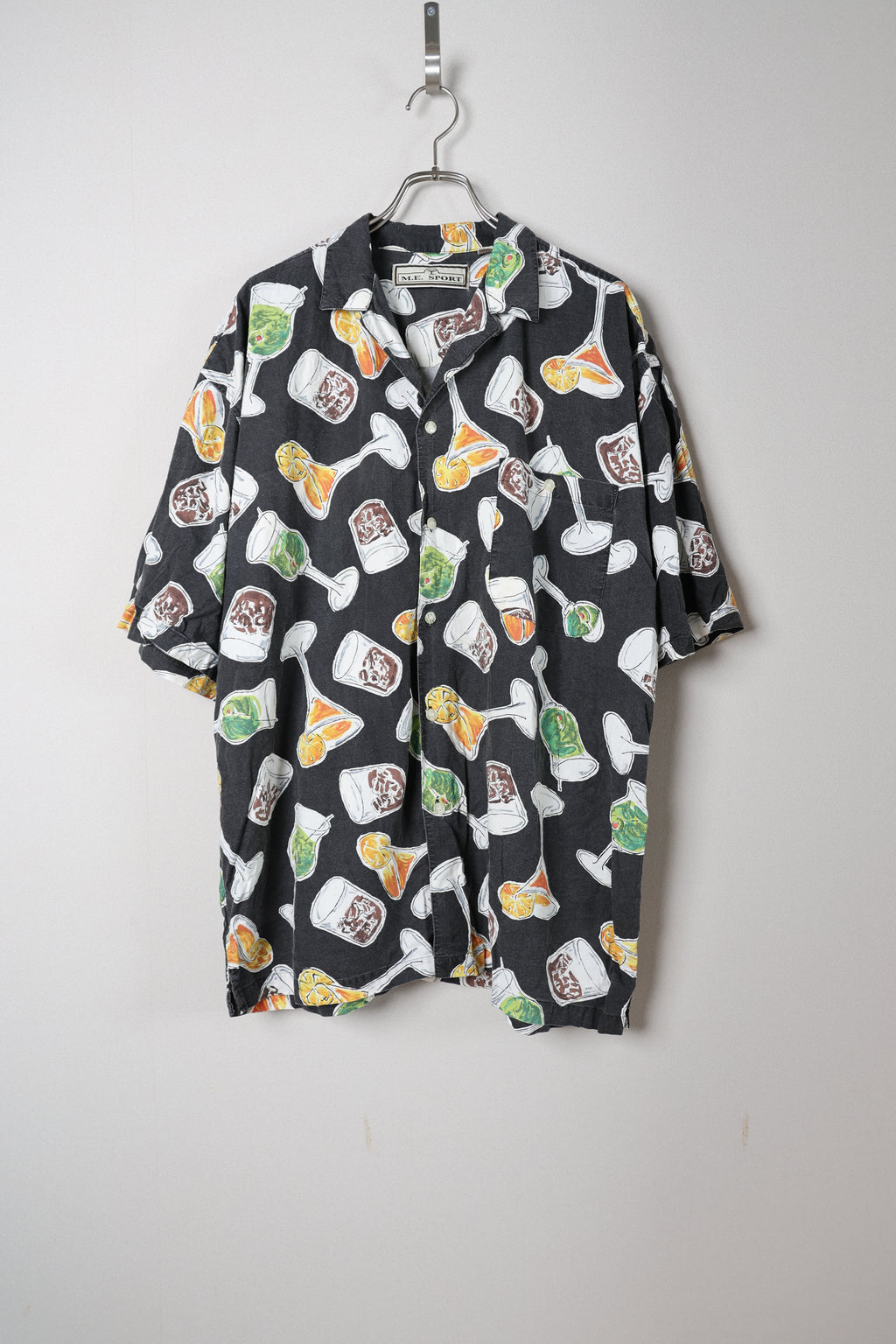 [M.E. SPORT] Alcohol Aloha Shirts S/S [USED]