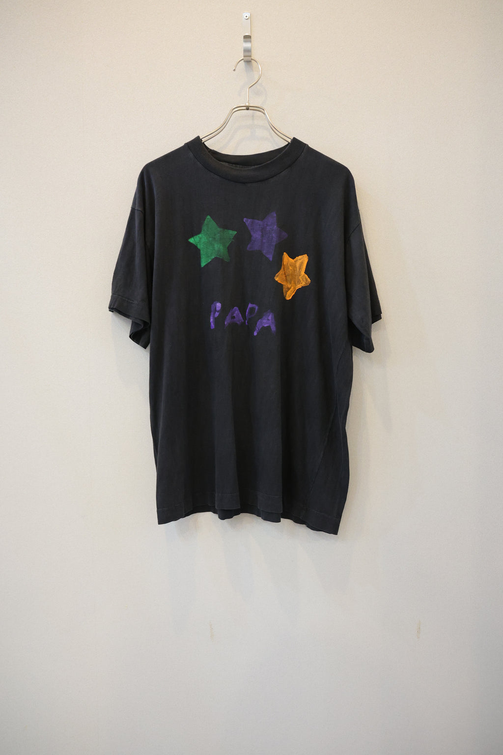 [USA 84] "PAPA" Paint T-Shirts [USED]