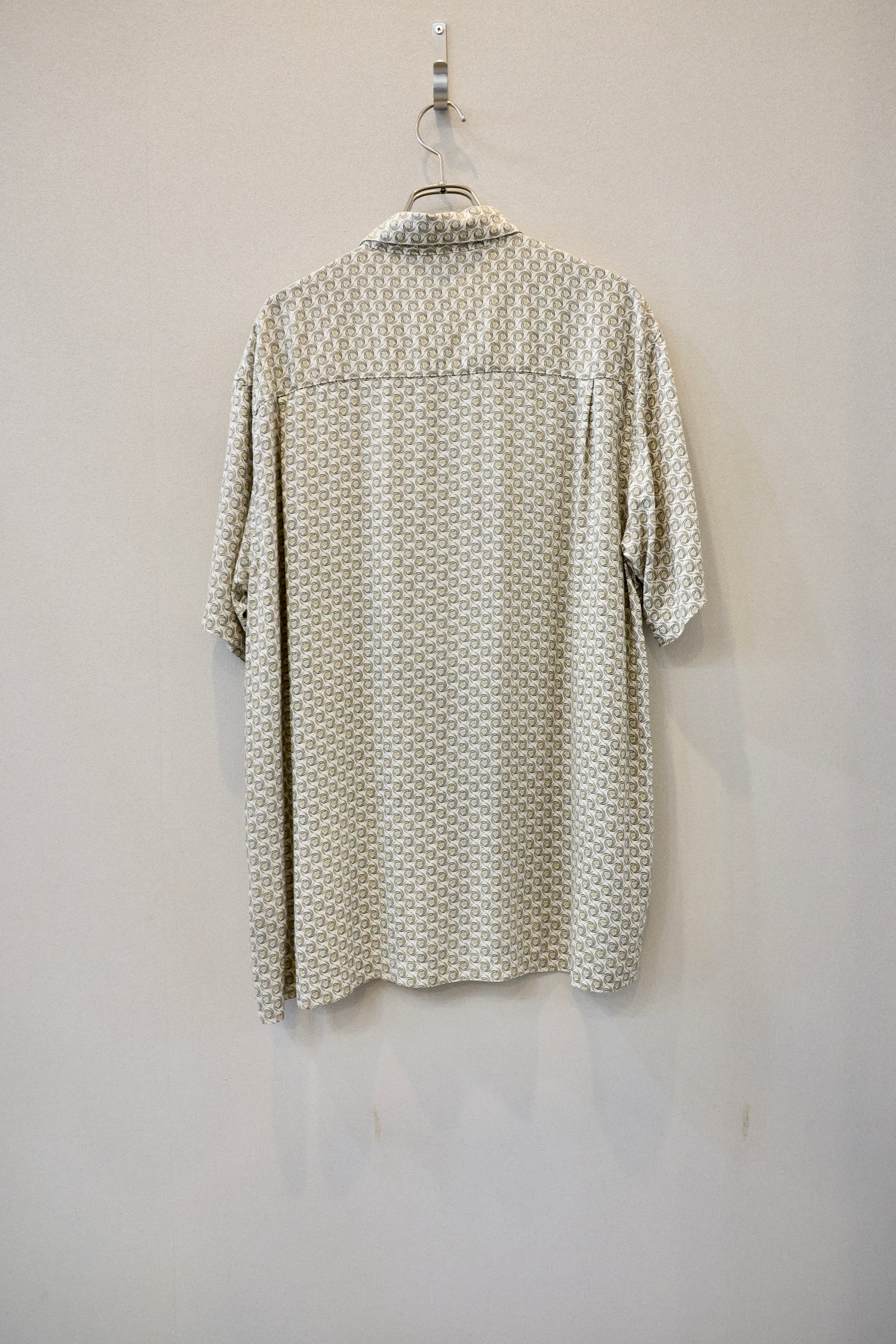 [J. Ferrar] Designed Pattern Rayon Shirts S/S [USED]