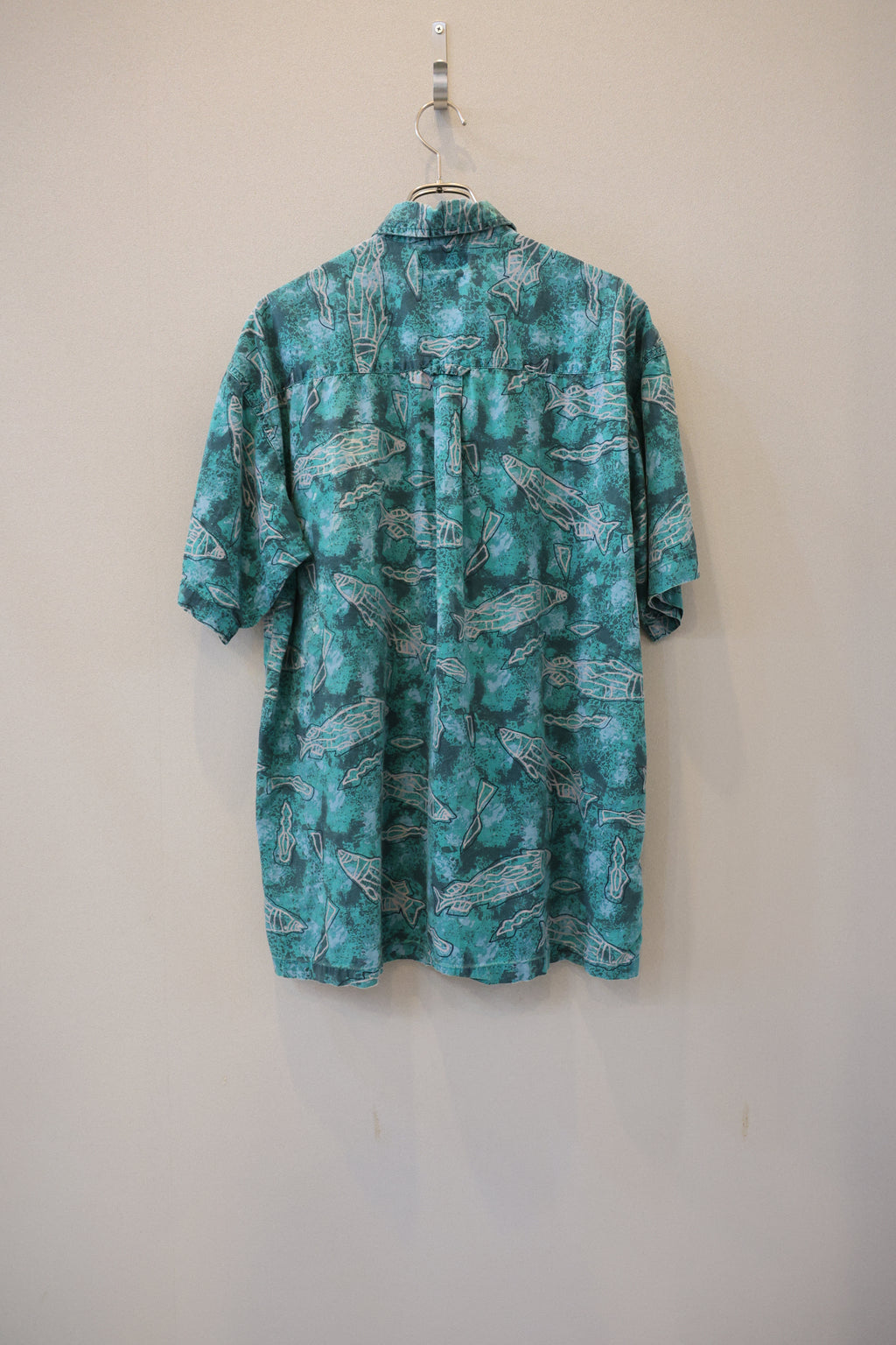[Columbia] Cotton Fish Pattern Shirts S/S [USED]