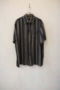 [VAN HEUSEN] Cotton Rayon Stripe Shirts S/S [USED]