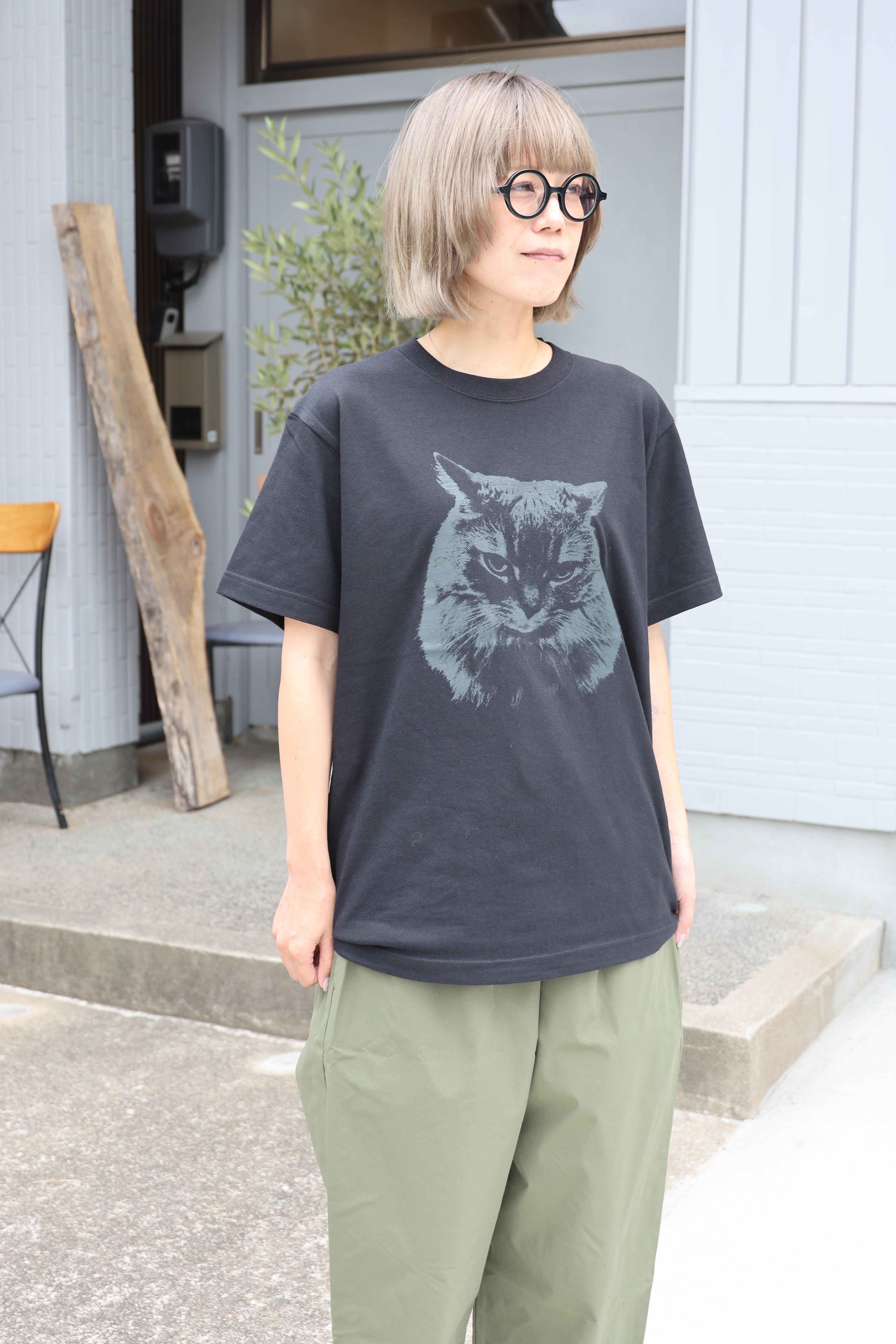 [85-Store] 5.6oz 媚びないスヌーTシャツ [BLACK/BLACKINK]
