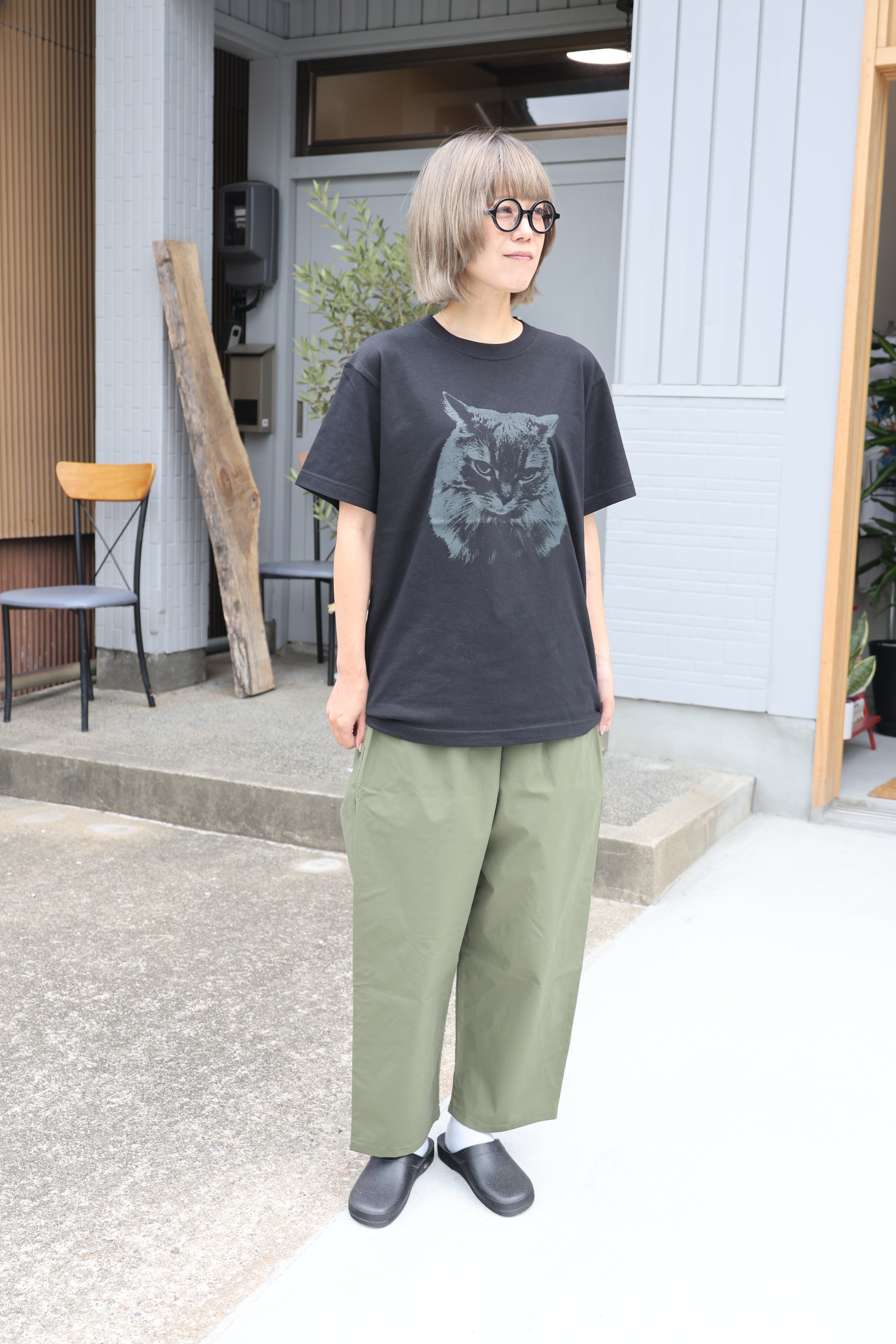 [85-Store] 5.6oz 媚びないスヌーTシャツ [BLACK/BLACKINK]