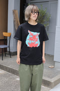 [85-Store] 5.6oz 媚びないスヌーTシャツ [BLACK/MULTI]
