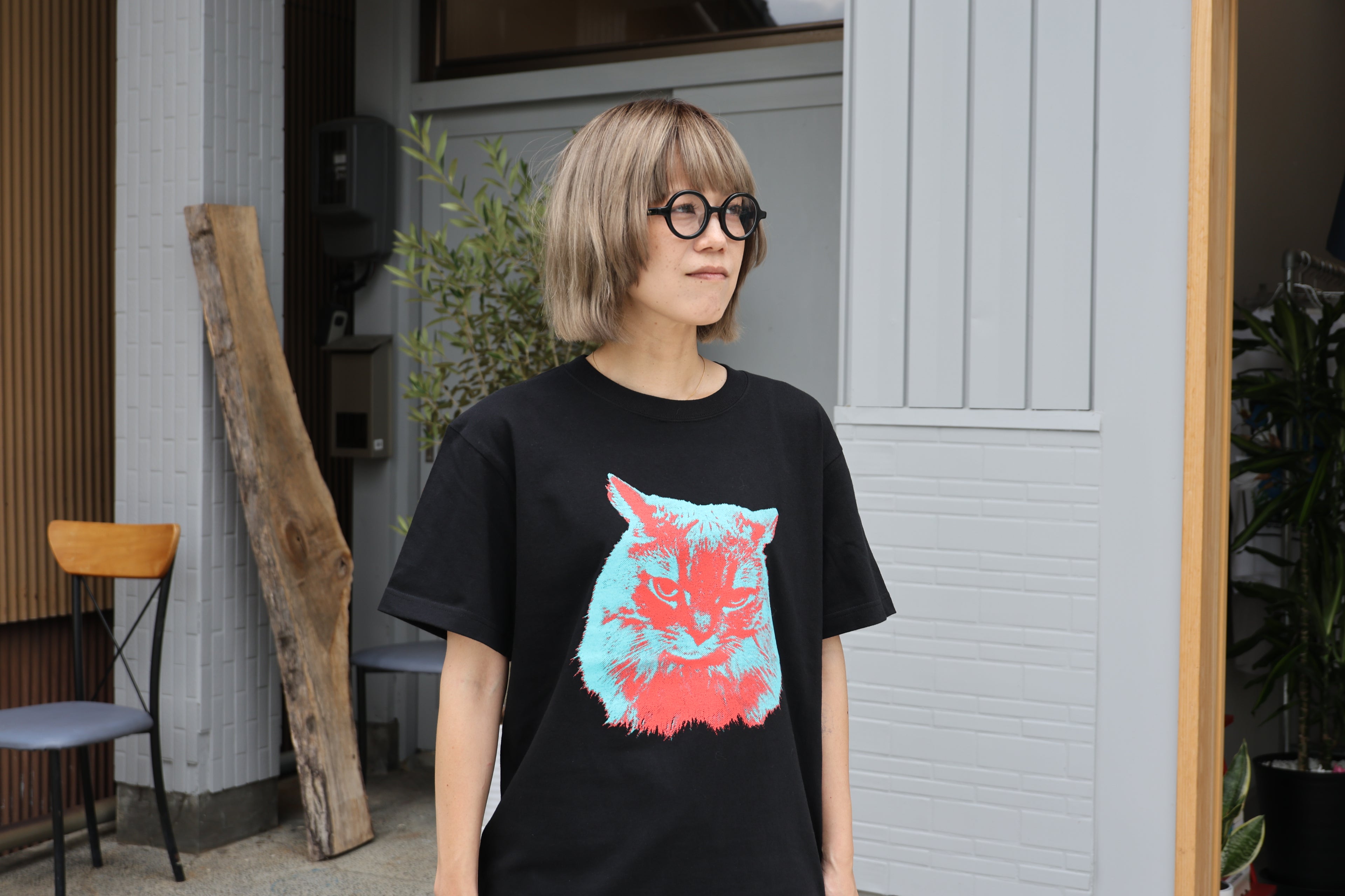 [85-Store] 5.6oz 媚びないスヌーTシャツ [BLACK/MULTI]