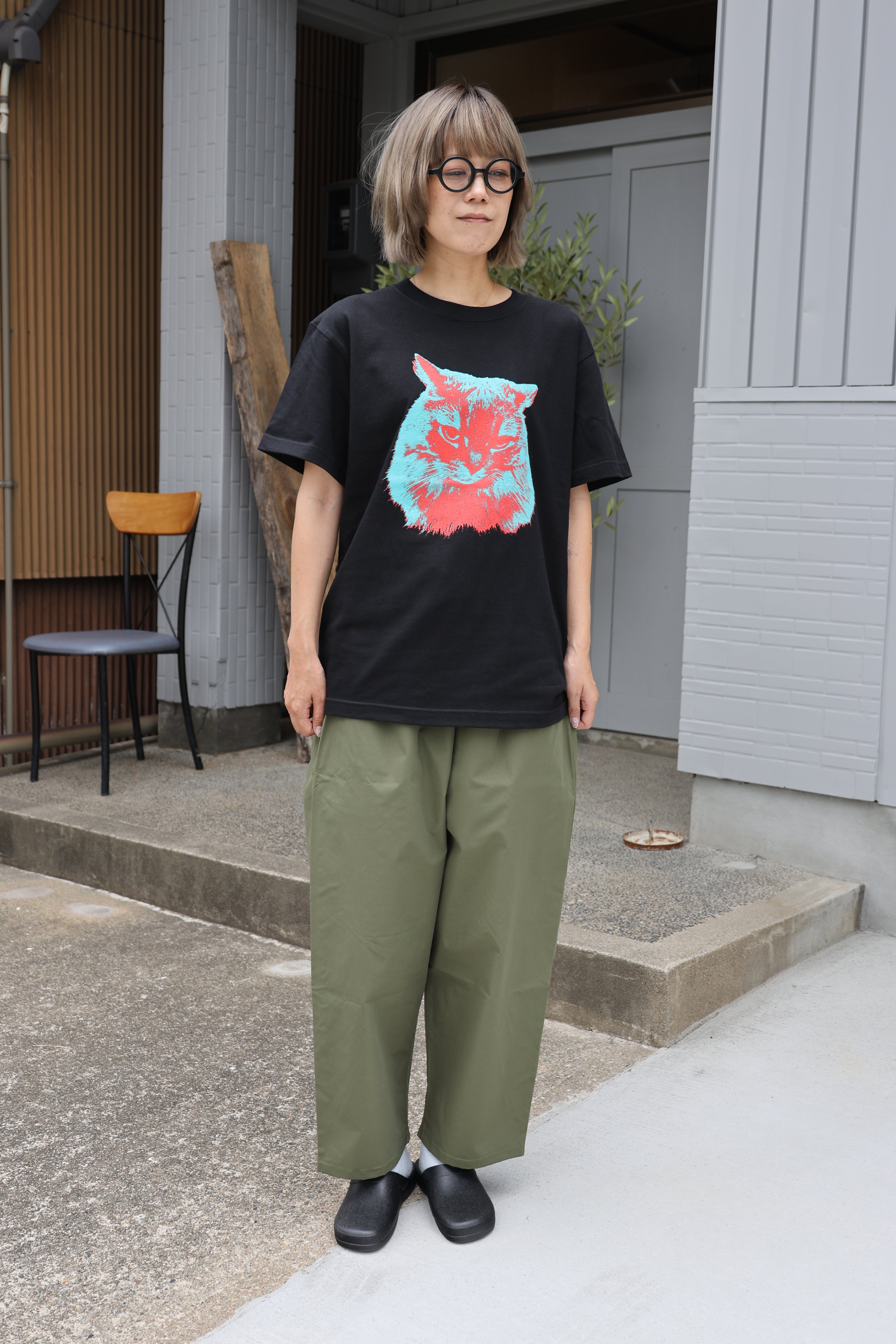 [85-Store] 5.6oz 媚びないスヌーTシャツ [BLACK/MULTI]