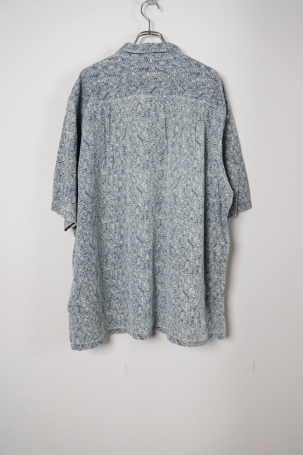 [NAUTICA] Design Patterned Open Collar Shirts [USED]