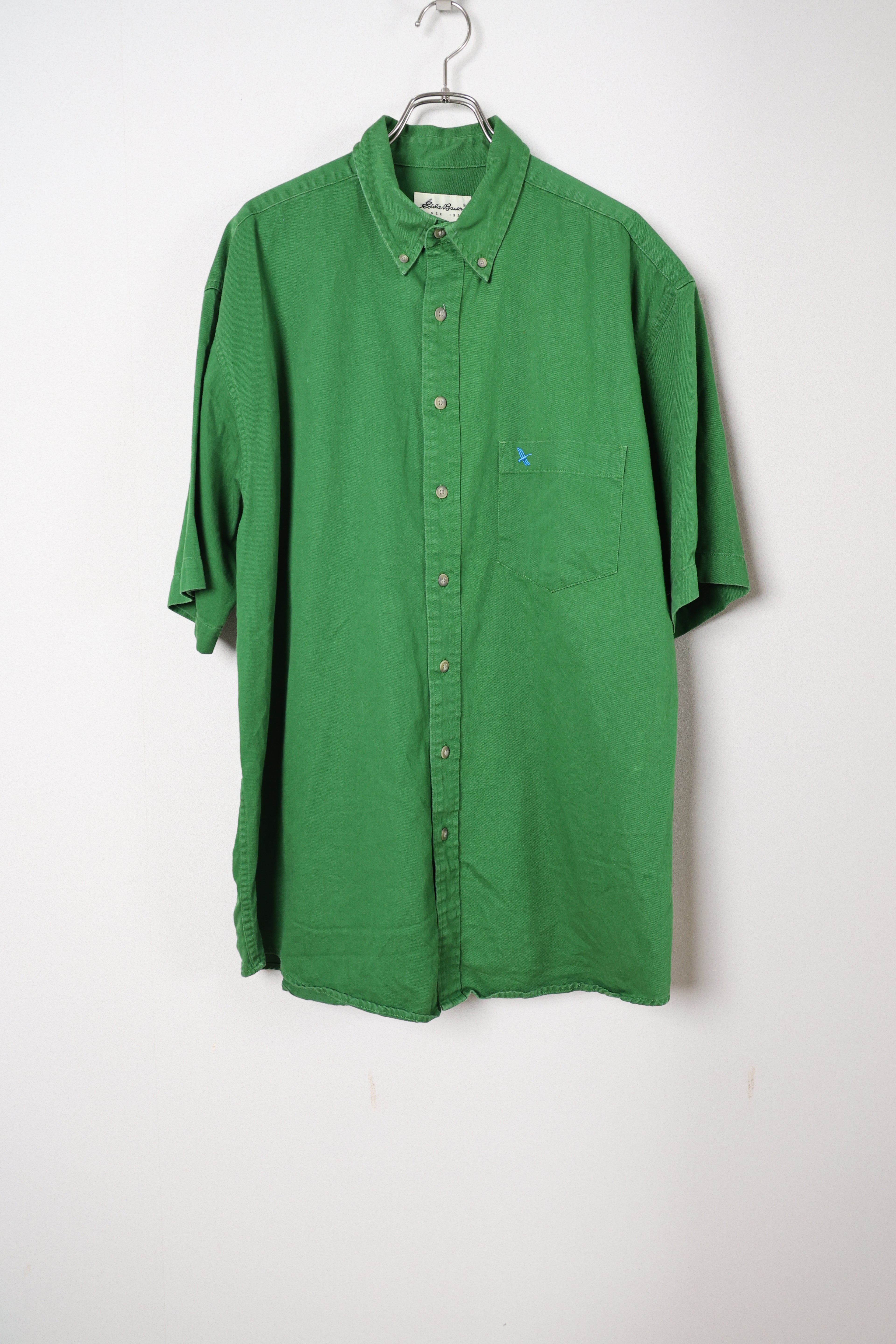 [Eddie Bauer] Cotton Twill BD Shirts S/S [USED]