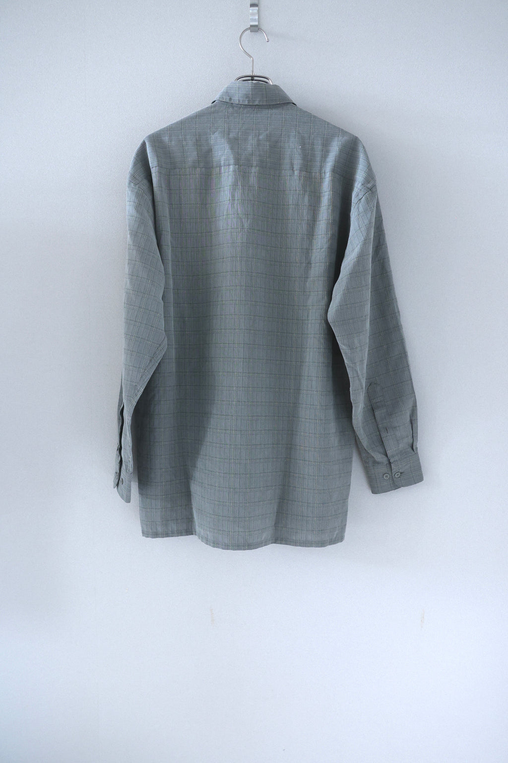 [pierre cardin] Rayon Check Shirts L/S [USED]
