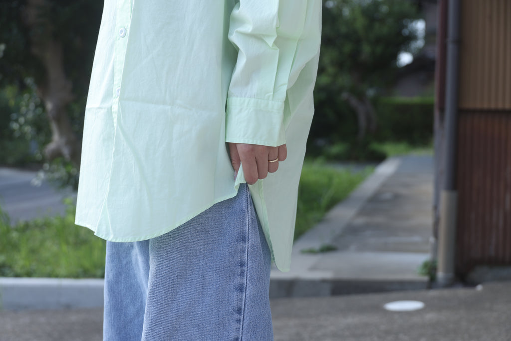 SOWBOW SHIRT -G BROAD [LIME]
