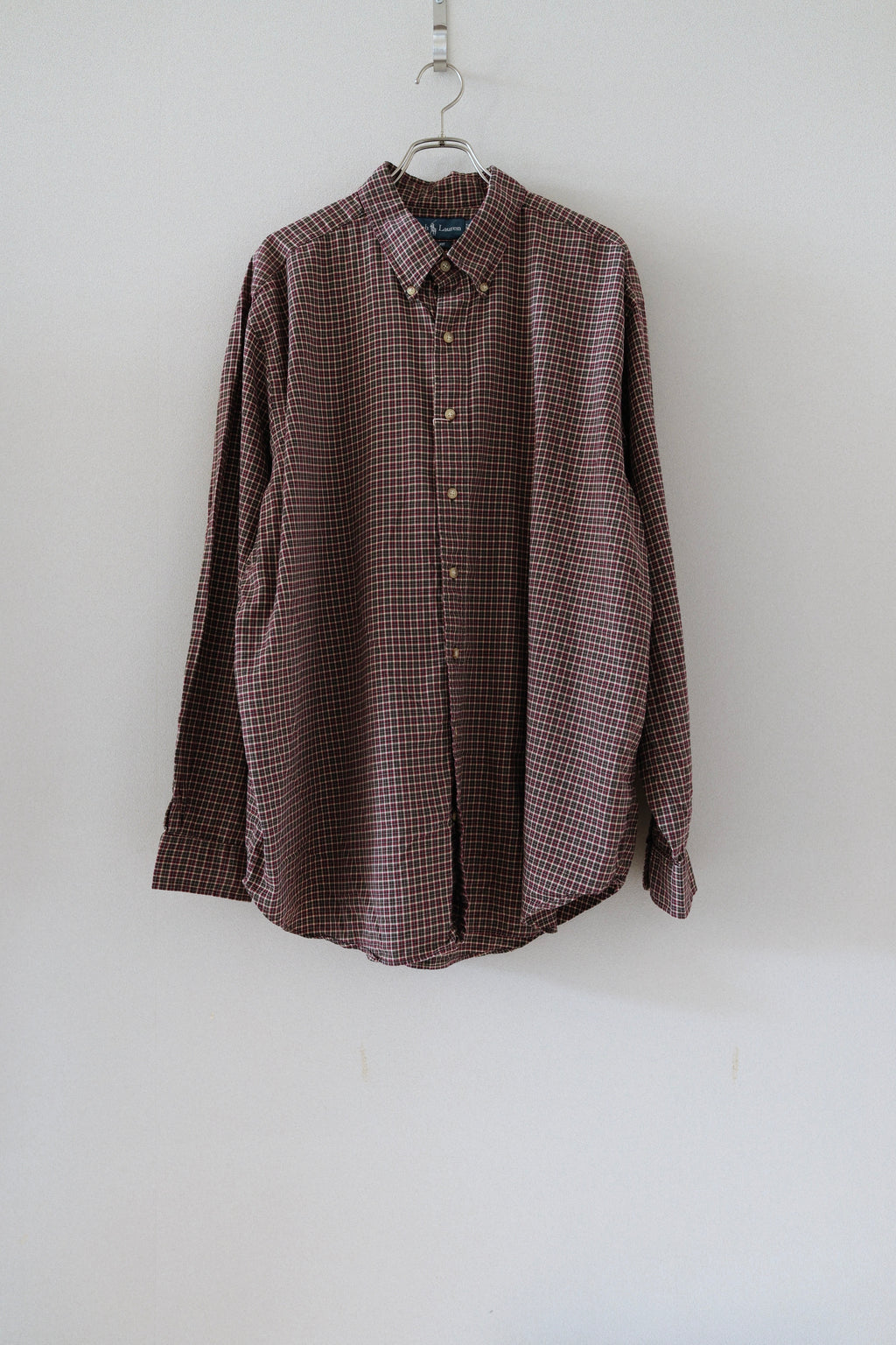 [Ralph Lauren] Cotton Check BD Shirts L/S [USED]