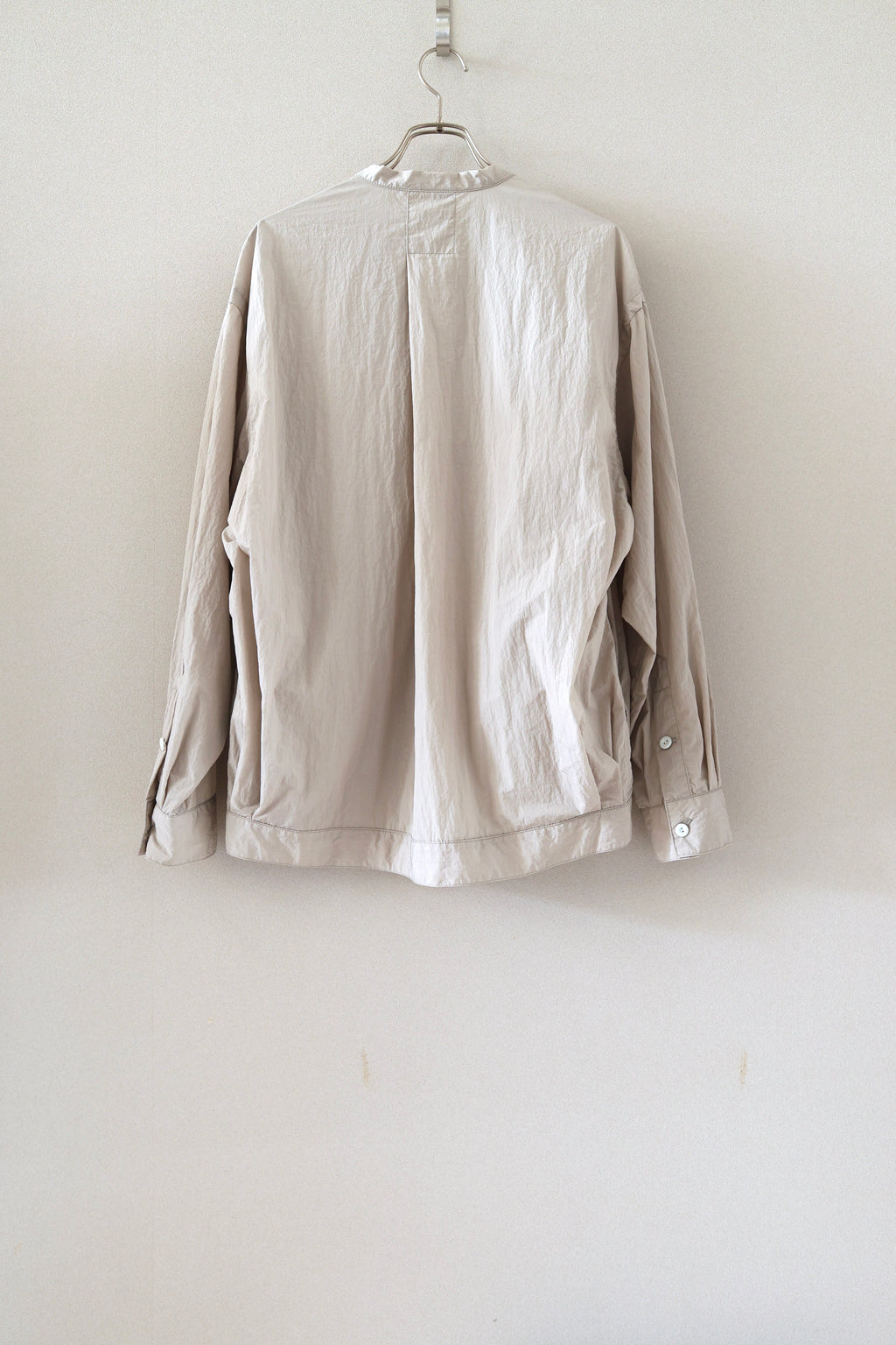 [SOWBOW] SHIRT -F SHRINK NYLON -GRAY-