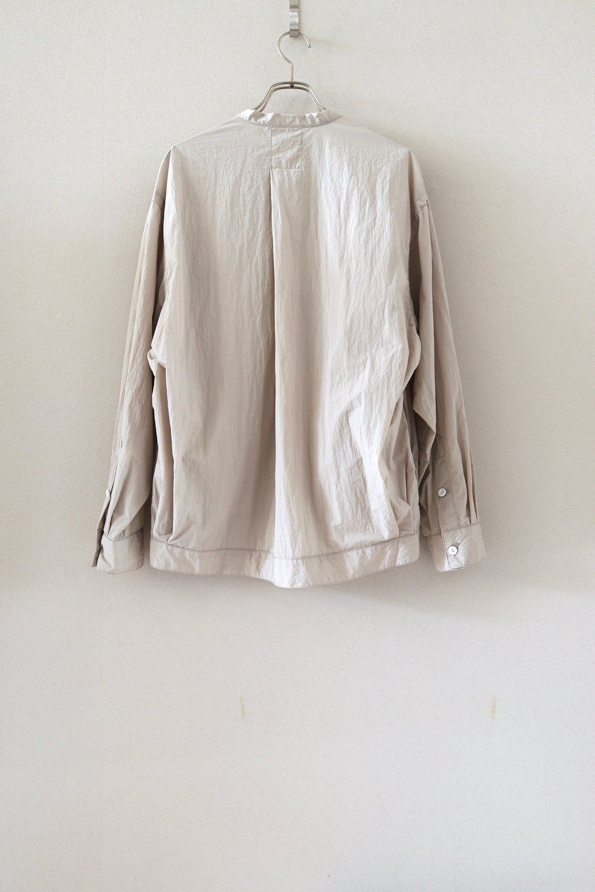 [SOWBOW] SHIRT -F SHRINK NYLON -GRAY-