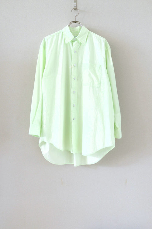 SOWBOW SHIRT -G BROAD [LIME]（正面）