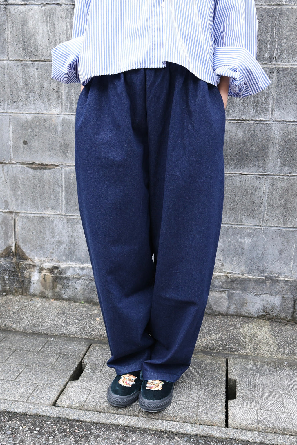 [VOIRY] SUNDAY PANTS-DENIM [D-BLUE]