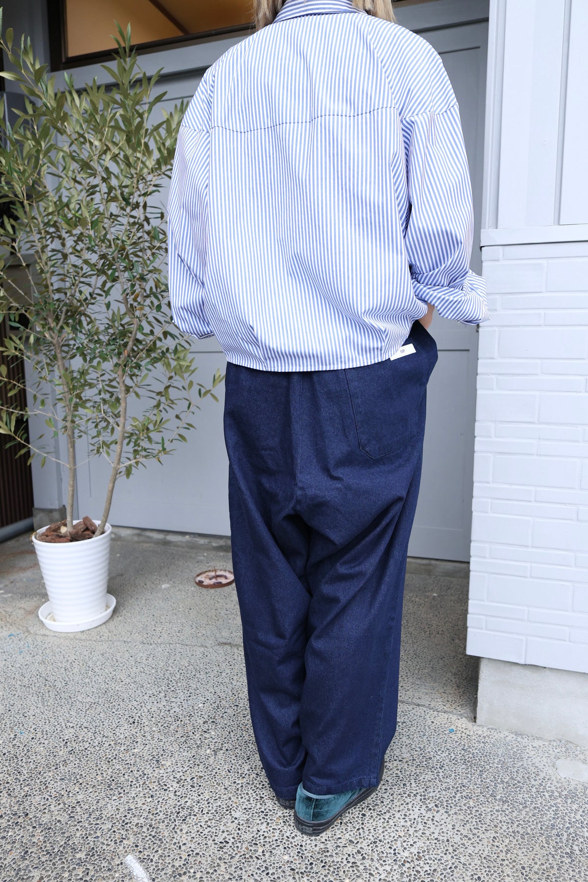 [VOIRY] SUNDAY PANTS-DENIM [D-BLUE]
