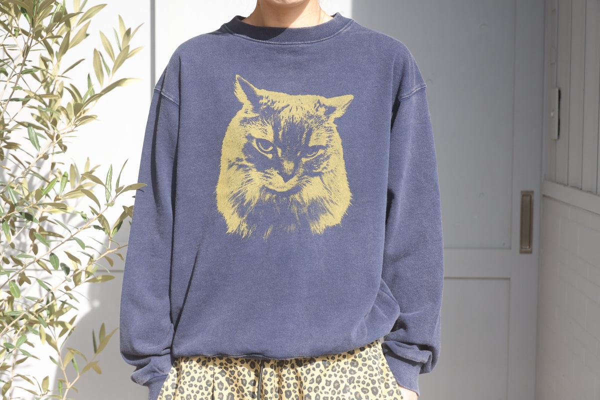 [85-Store] 8.8oz 媚びないスヌースウェット [NAVY/YELLOW]