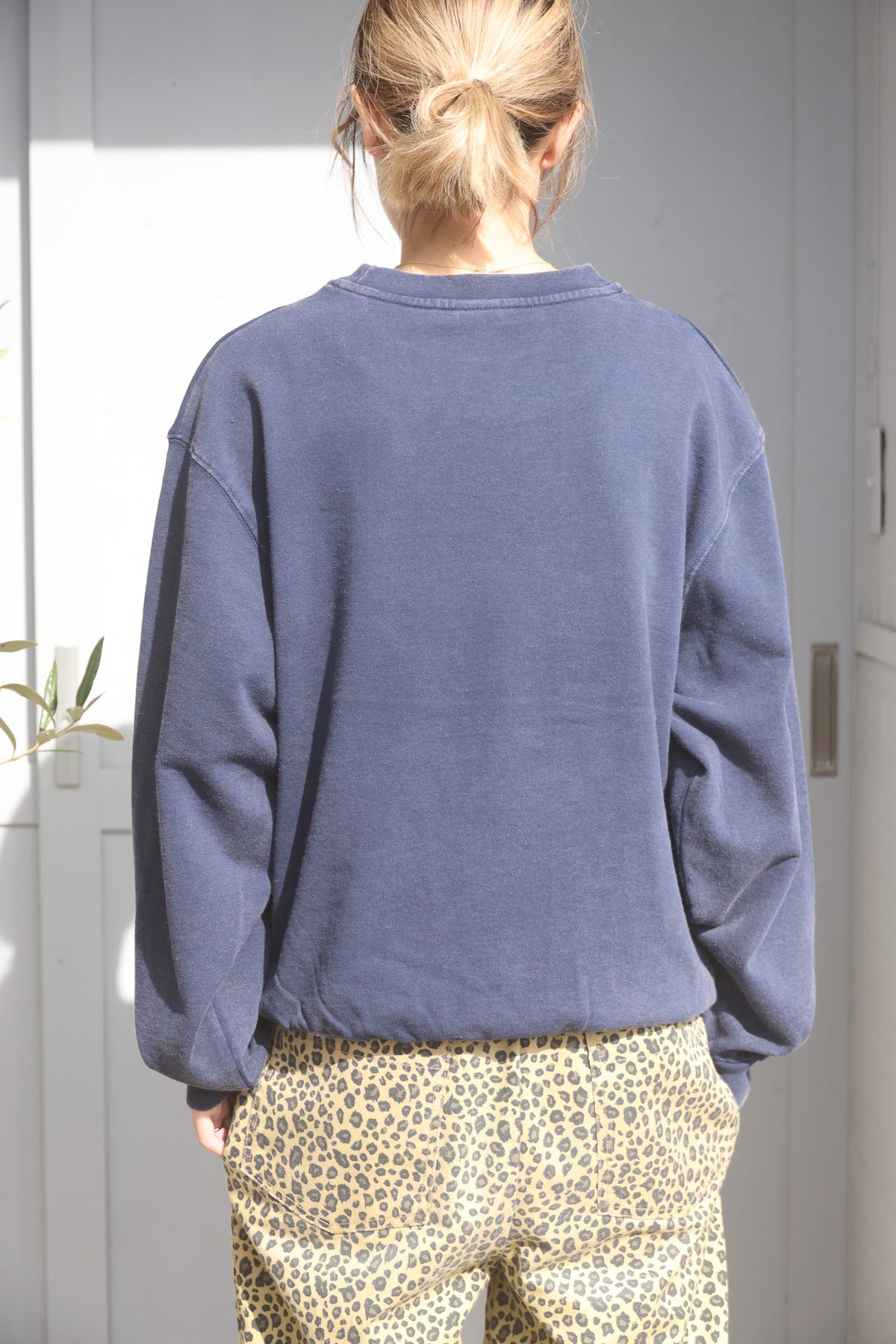 [85-Store] 8.8oz 媚びないスヌースウェット [NAVY/YELLOW]
