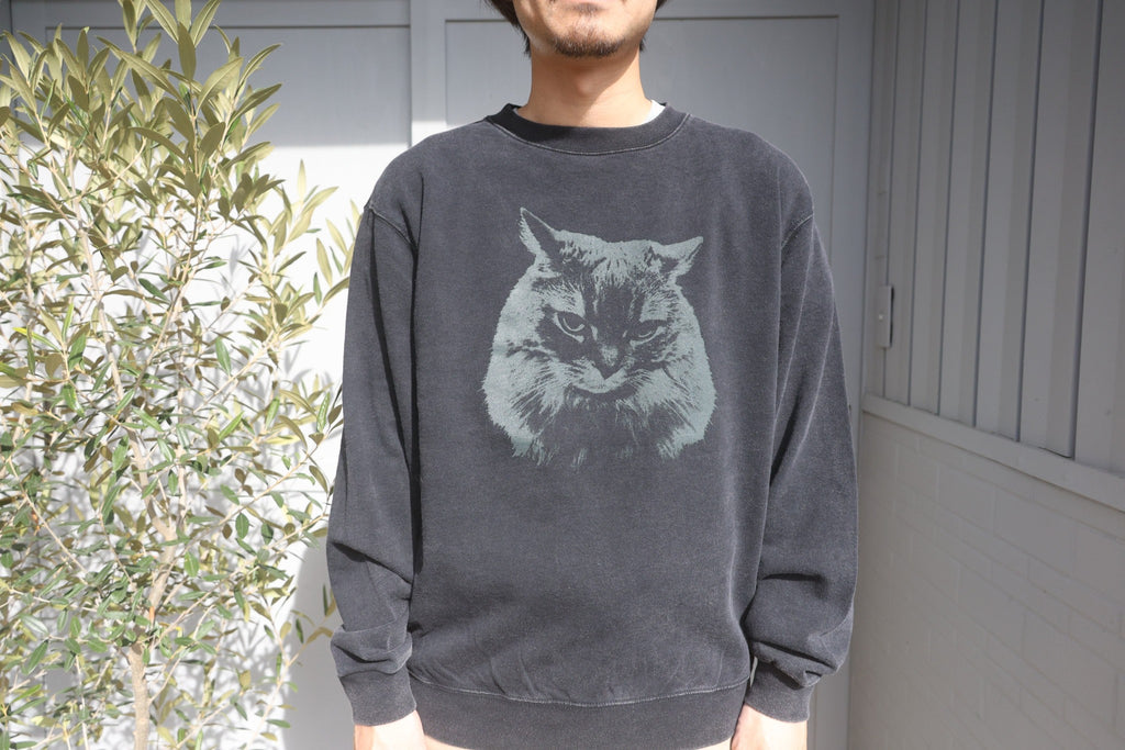 [85-Store] 8.8oz 媚びないスヌースウェット [BLACK/GRAY]（着用）
