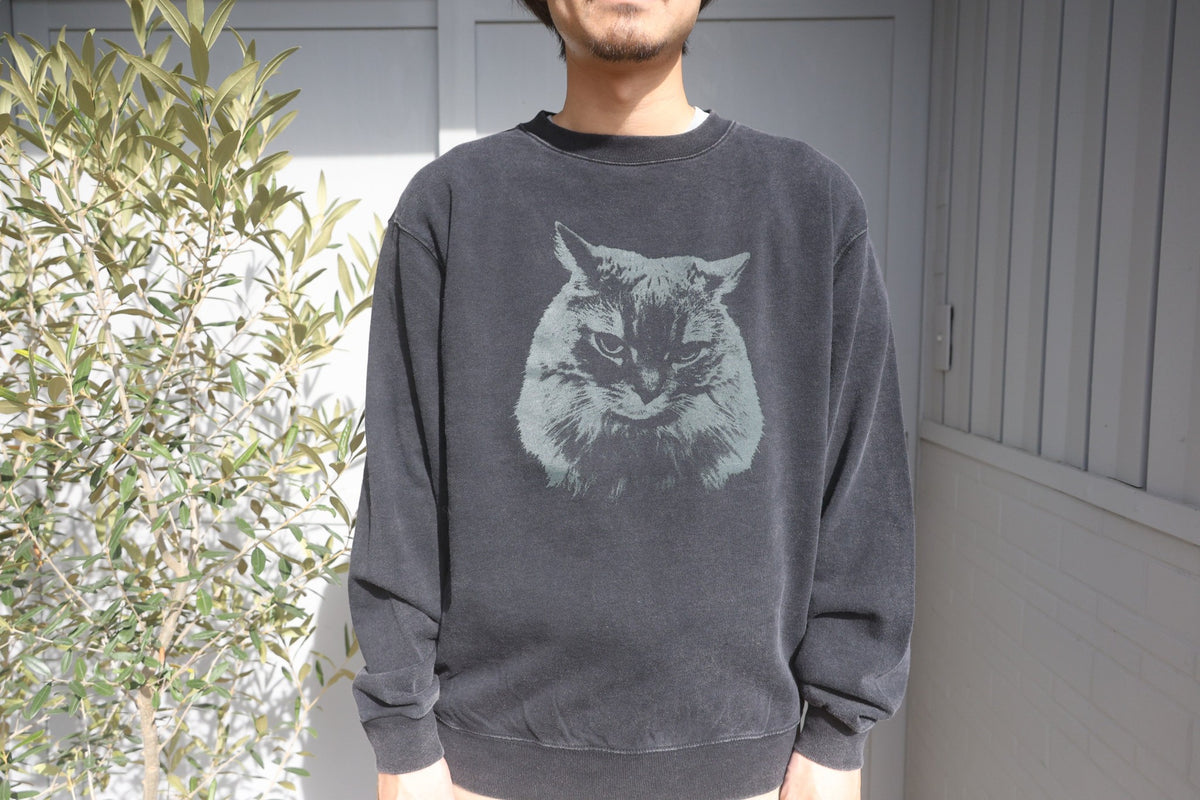 [85-Store] 8.8oz 媚びないスヌースウェット [BLACK/GRAY]（5枚目）