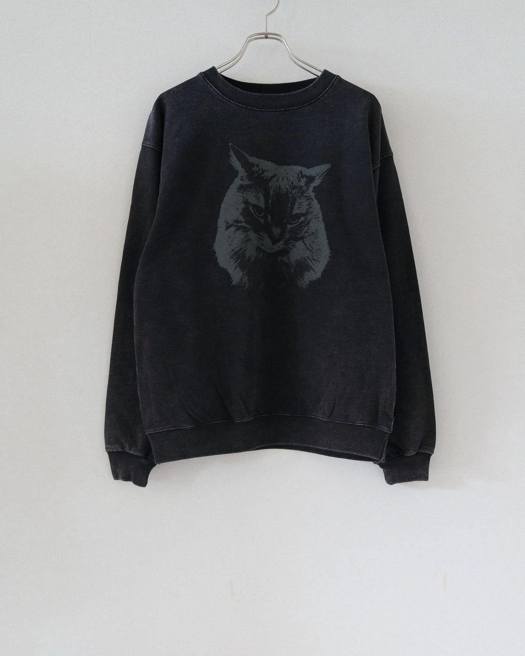 [85-Store] 8.8oz 媚びないスヌースウェット [BLACK/GRAY]（正面）