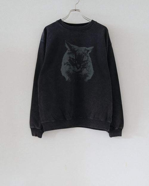 [85-Store] 8.8oz 媚びないスヌースウェット [BLACK/GRAY]（正面）