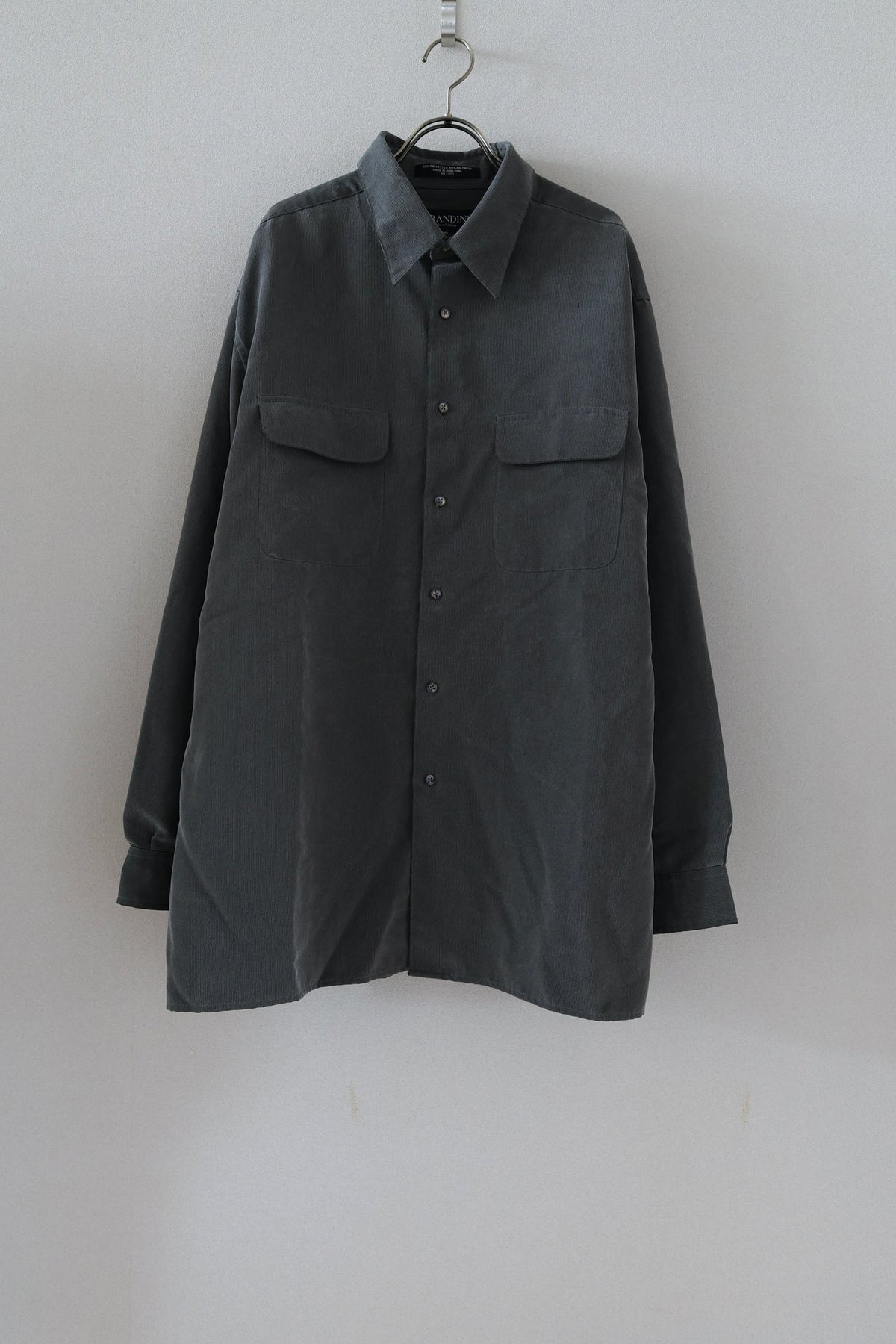 [BRANDINI] "Polynosic" Rayon Corduroy Shirts L/S [USED]（1枚目）