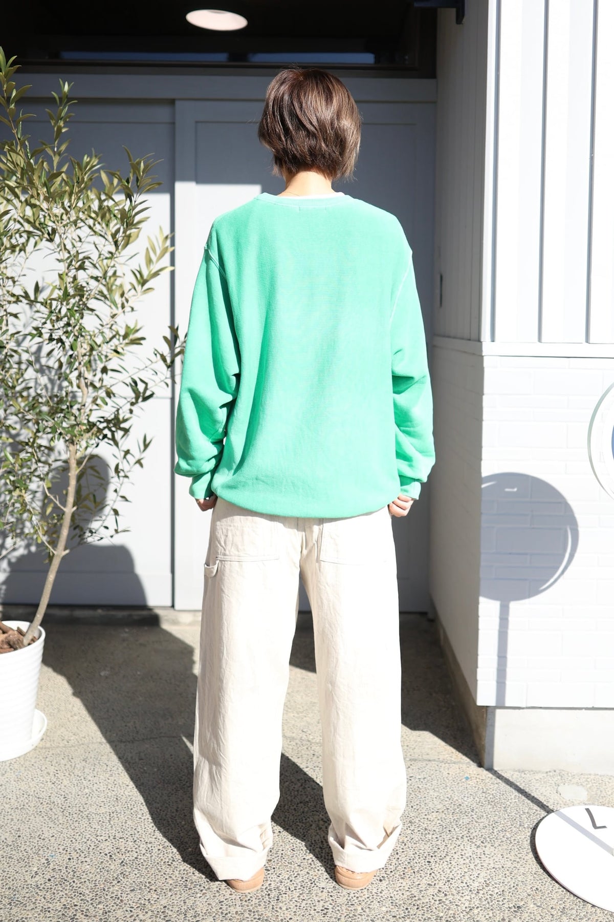 [SOWBOW] DOUBLE KNEE PAINTER PANTS 10oz HEMP DENIM -NATURAL-（7枚目）