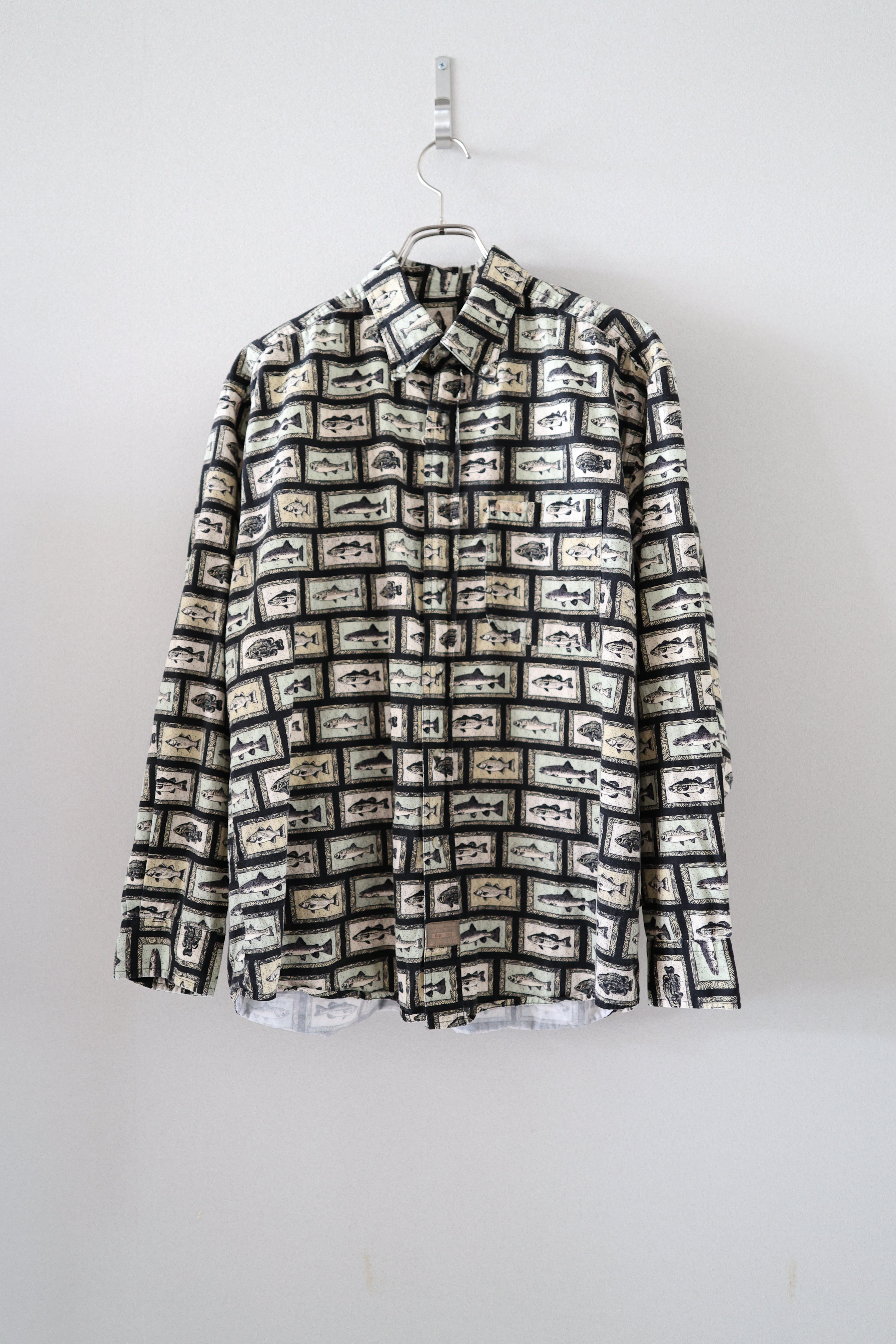 Fish Patterned Shirts S/S [USED]