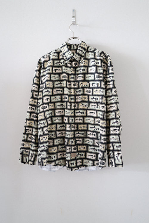 Fish Patterned Shirts S/S [USED]
