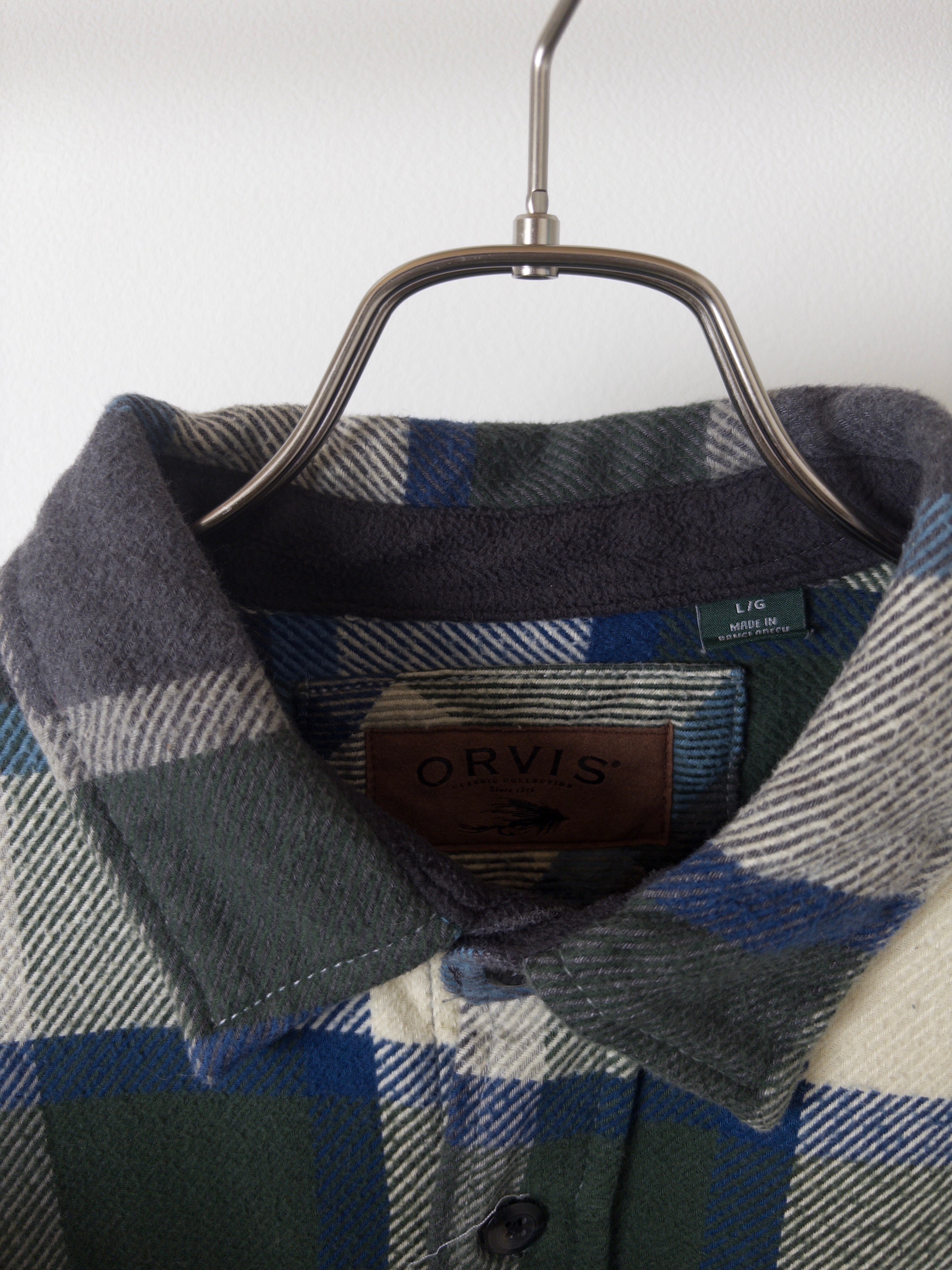 [ORVIS] Flannel Check Shirts L/S [USED]