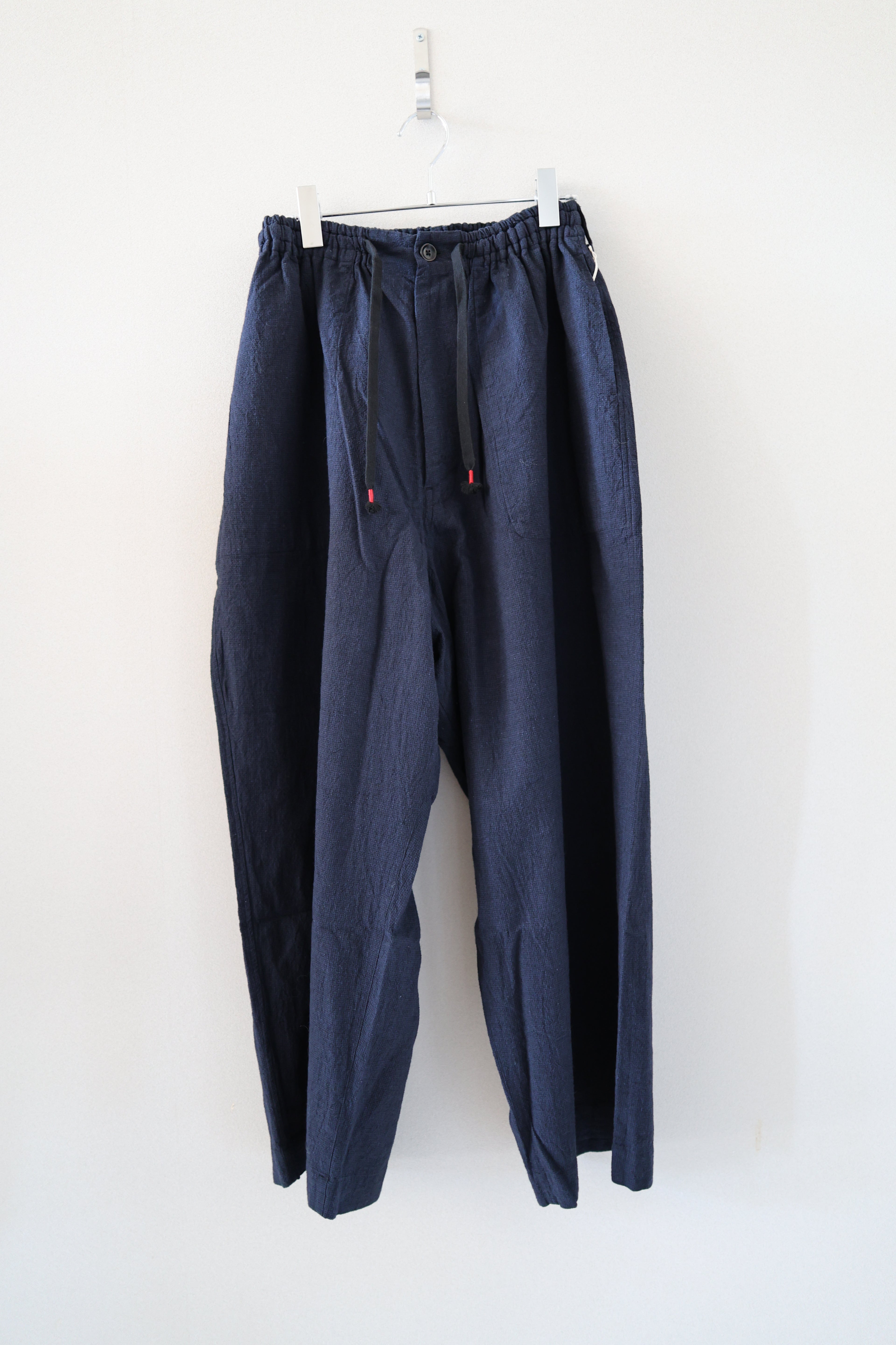 [SOWBOW] EZ PANTS WIDE -DK/NAVY-
