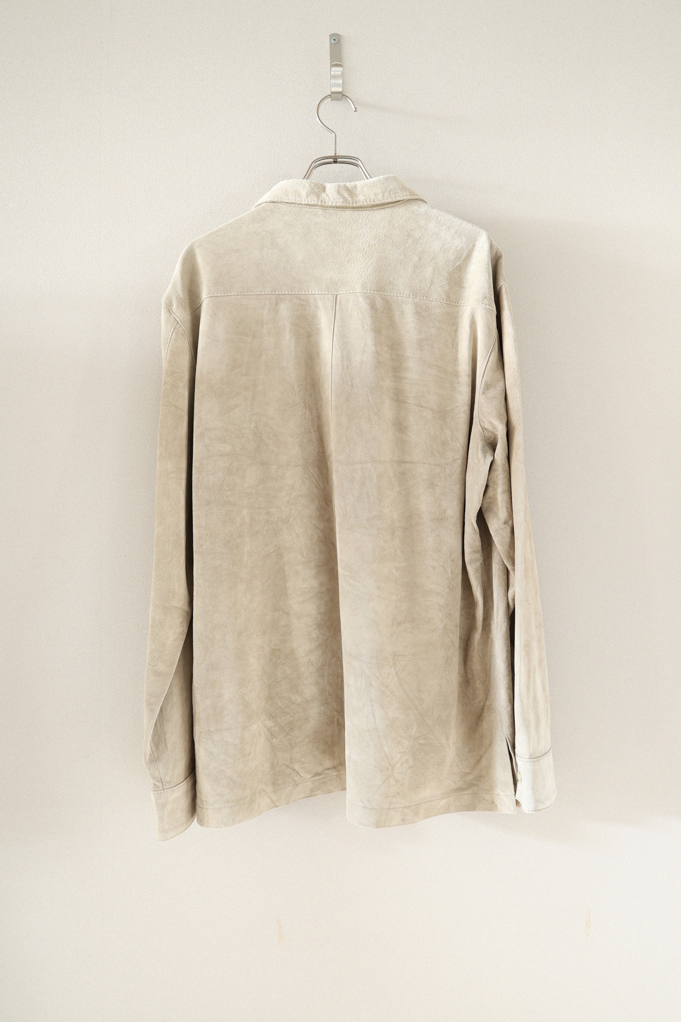 [WOODWARD] Suede Genuine Leather Shirts L/S [USED]