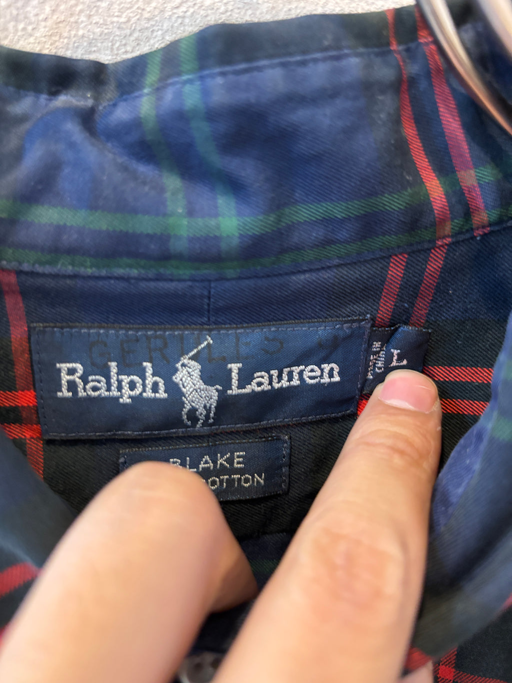 [Ralph Lauren] Cotton Check Shirts L/S [USED]