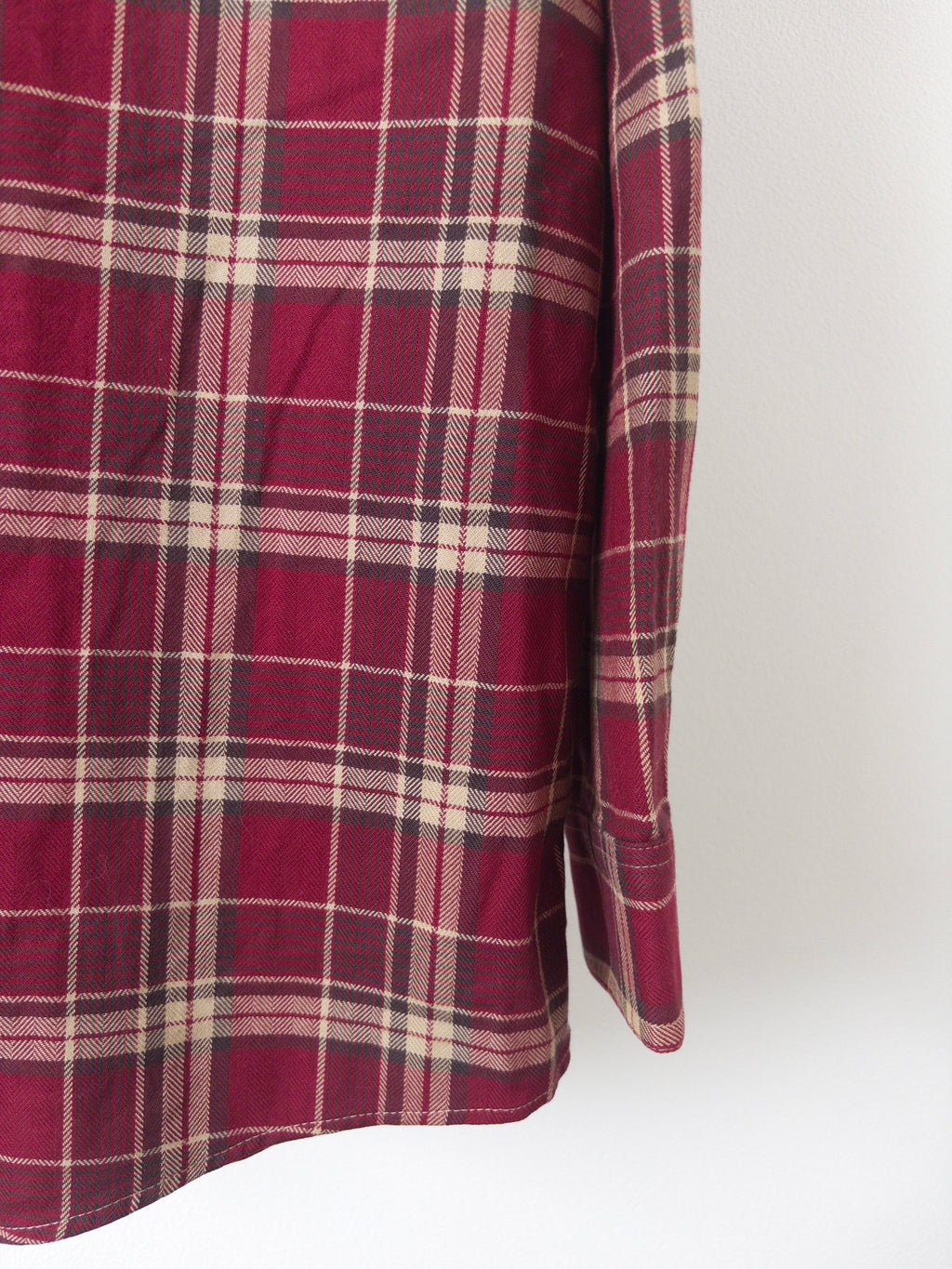 Cotton Check Shirts L/S [USED]