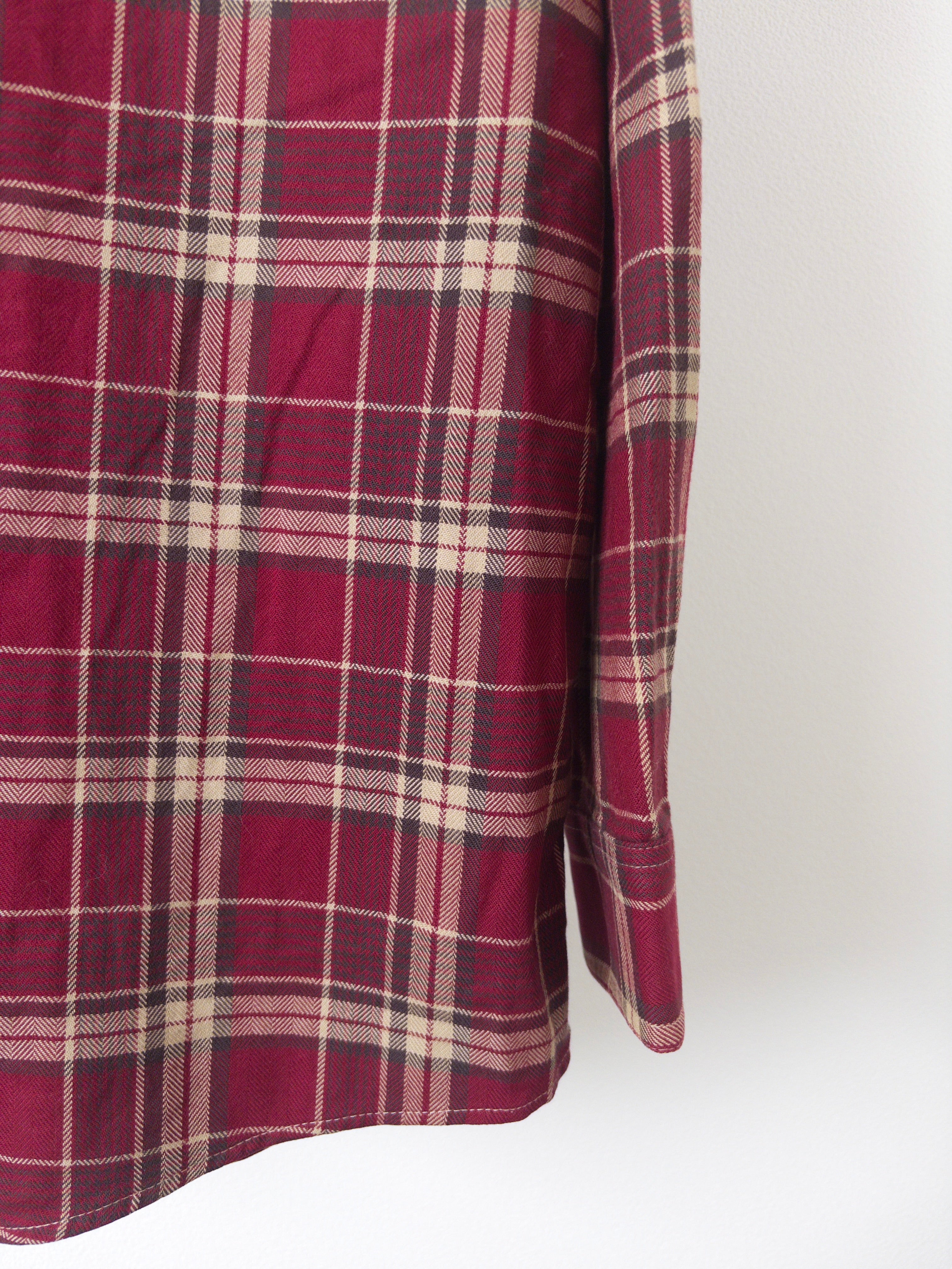 Cotton Check Shirts L/S [USED]