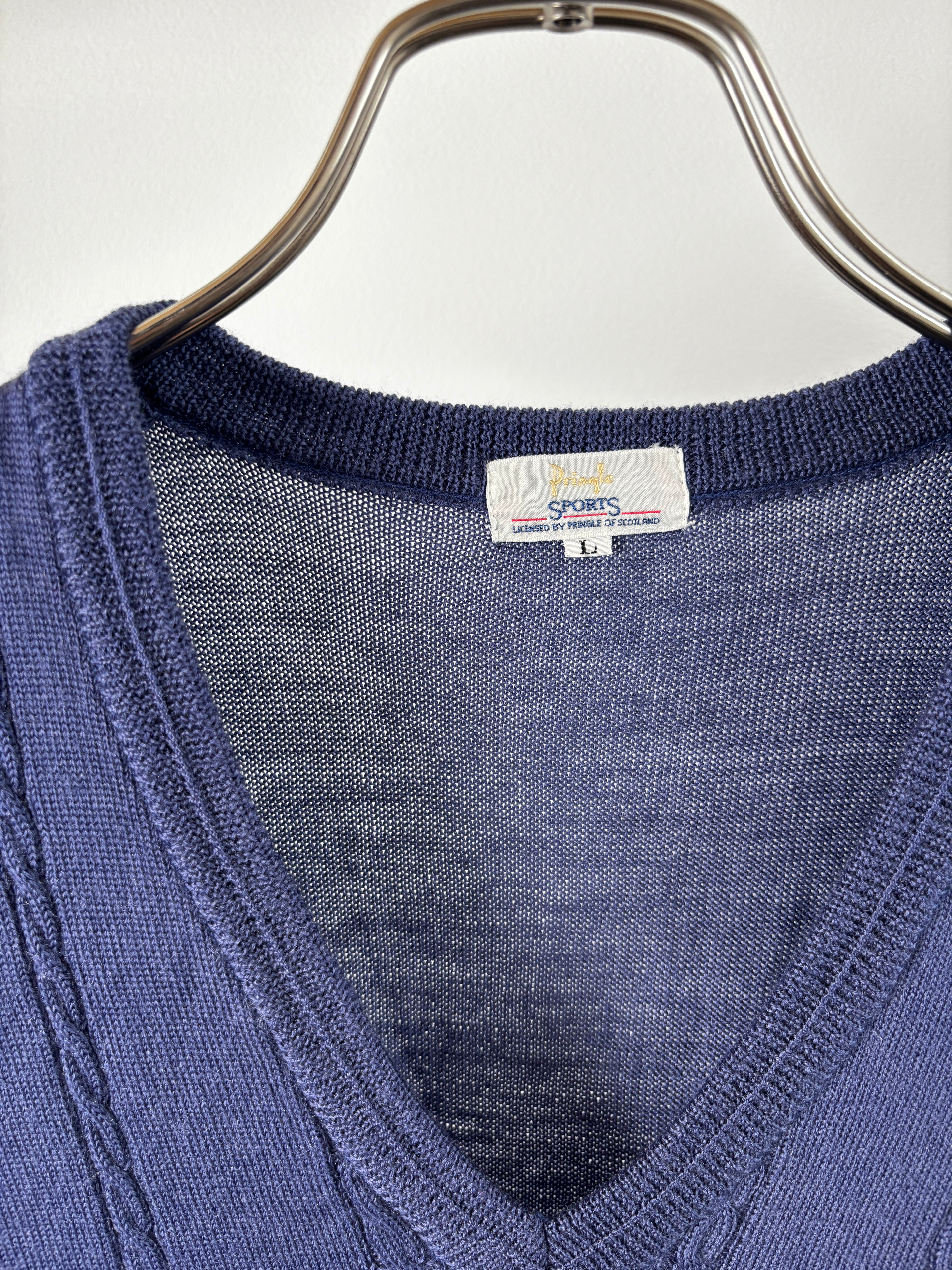 [Pringle]Wool Knit Vest[USED]