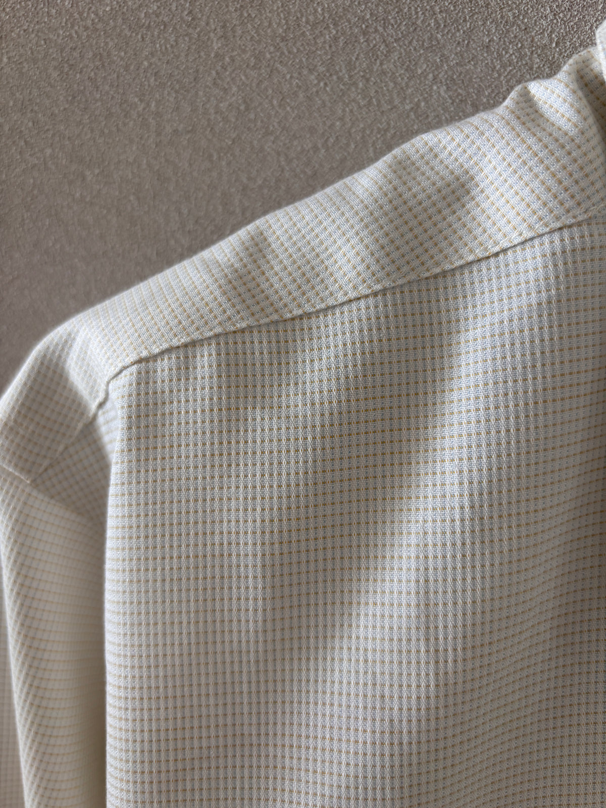 [GEOFFRY BEENE] Pin Graph Check Shirts L/S [USED]