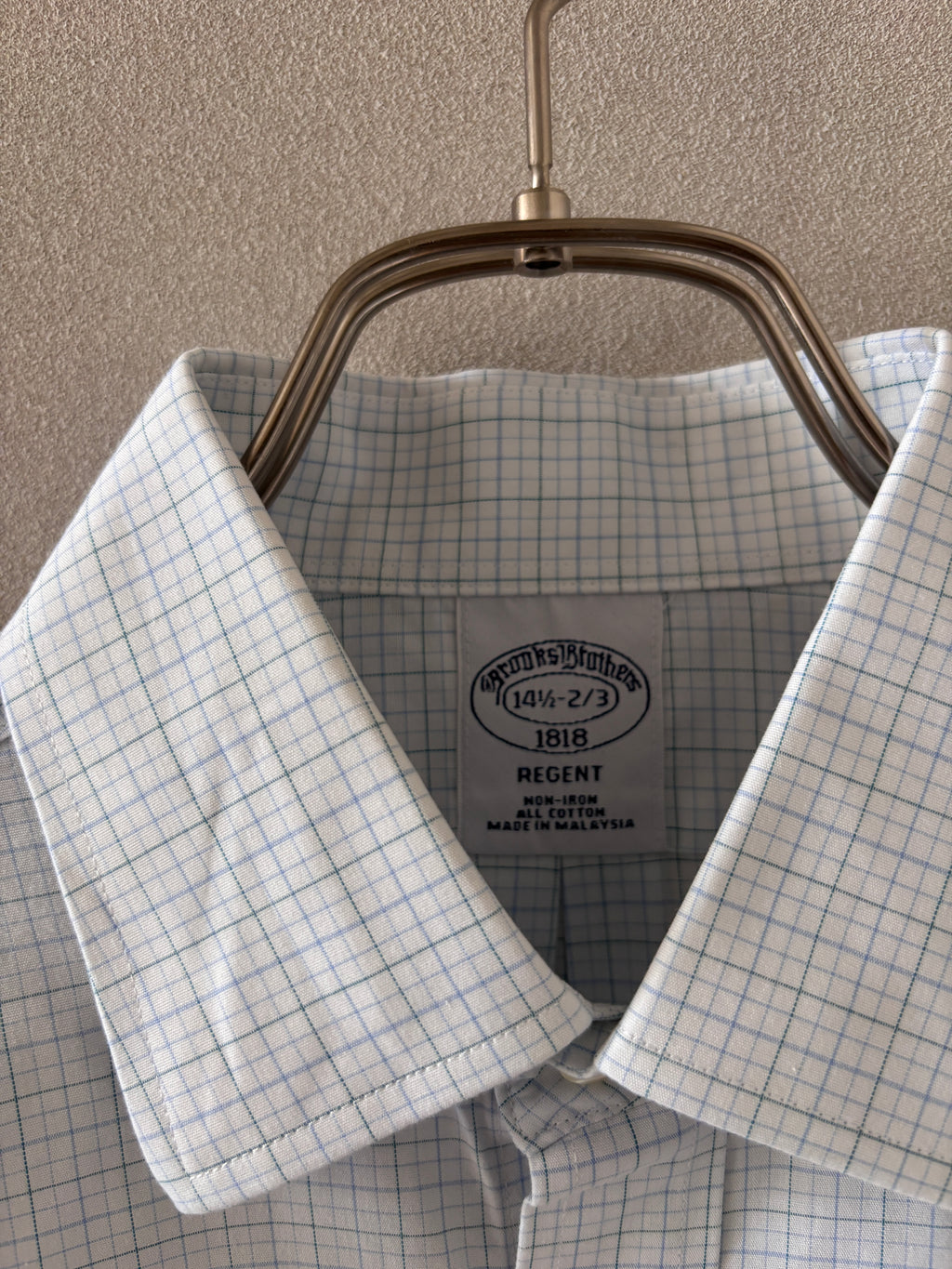 [Brooks Brothers] Graph Check Shirts L/S [USED]