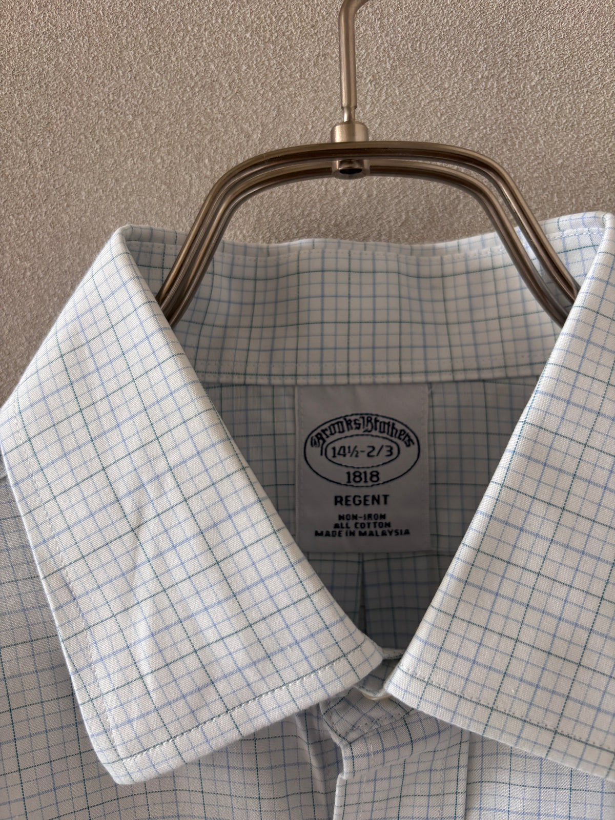 [Brooks Brothers] Graph Check Shirts L/S [USED]